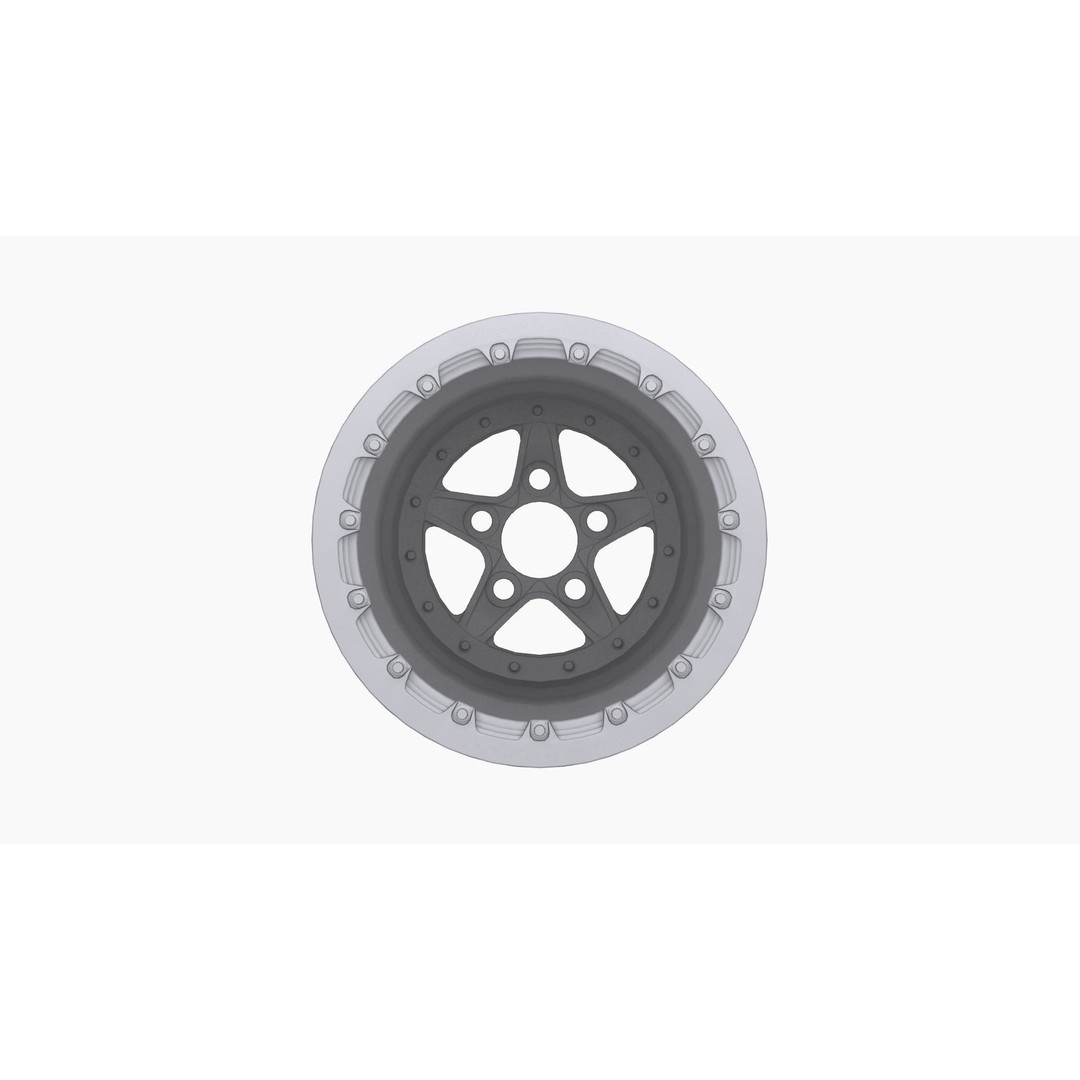 Keizer Verbrand Forged Drag Wheel 3D Model – Low Poly Game Asset, FBX - View 9