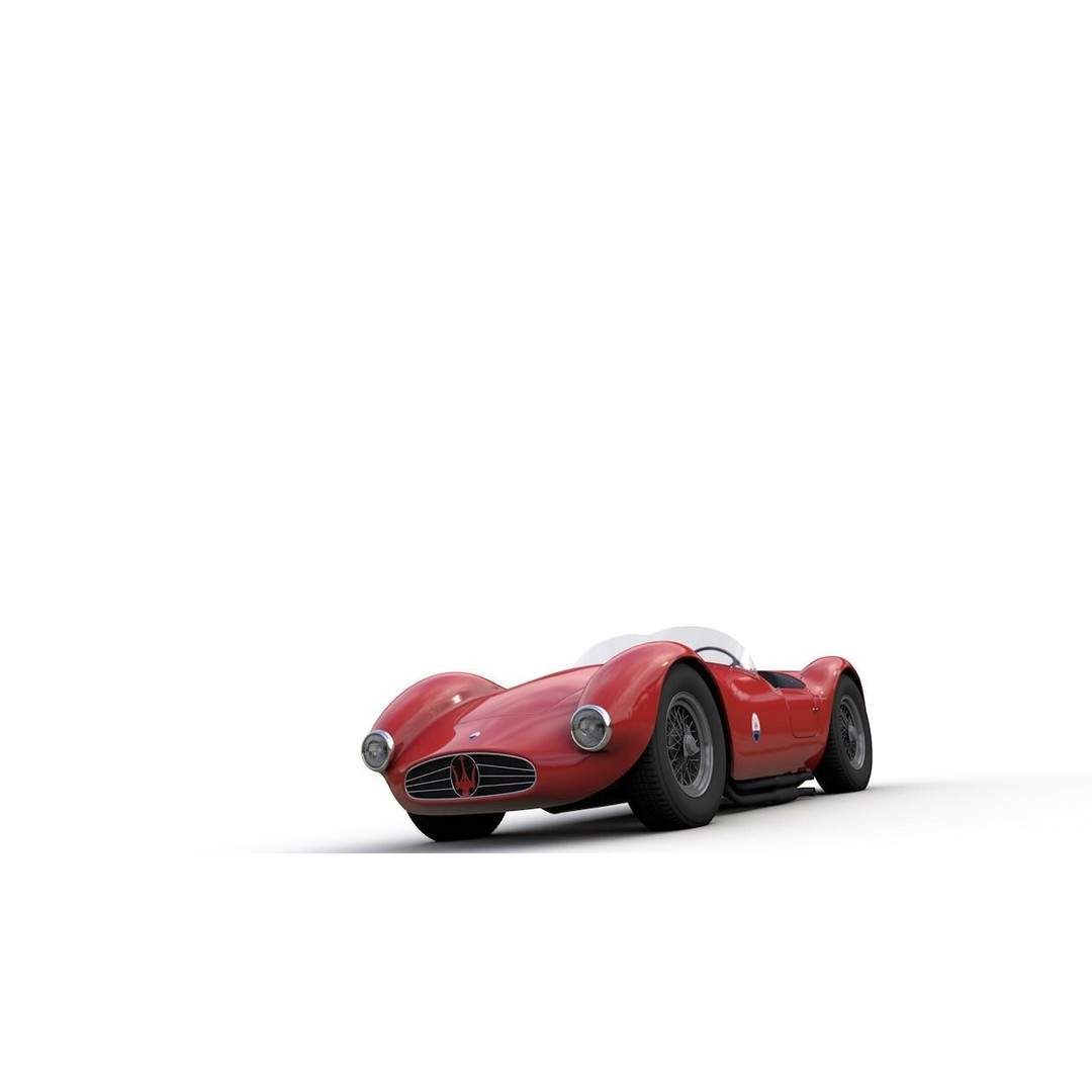 Maserati A6GCS 53 Spyder 3D Model – High Detail Antique Vehicle, FBX - View 11