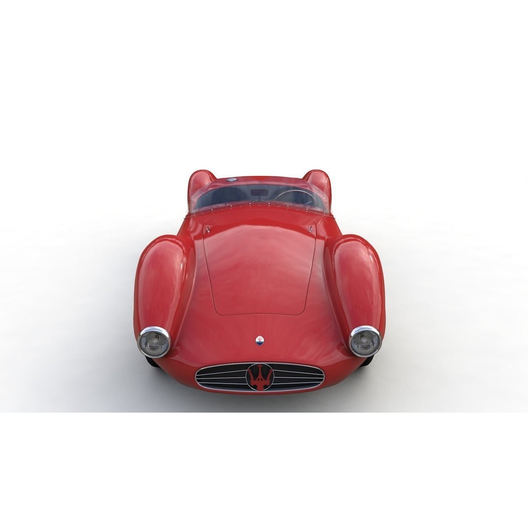 Maserati A6GCS 53 Spyder 3D Model – High Detail Antique Vehicle, FBX - View 13