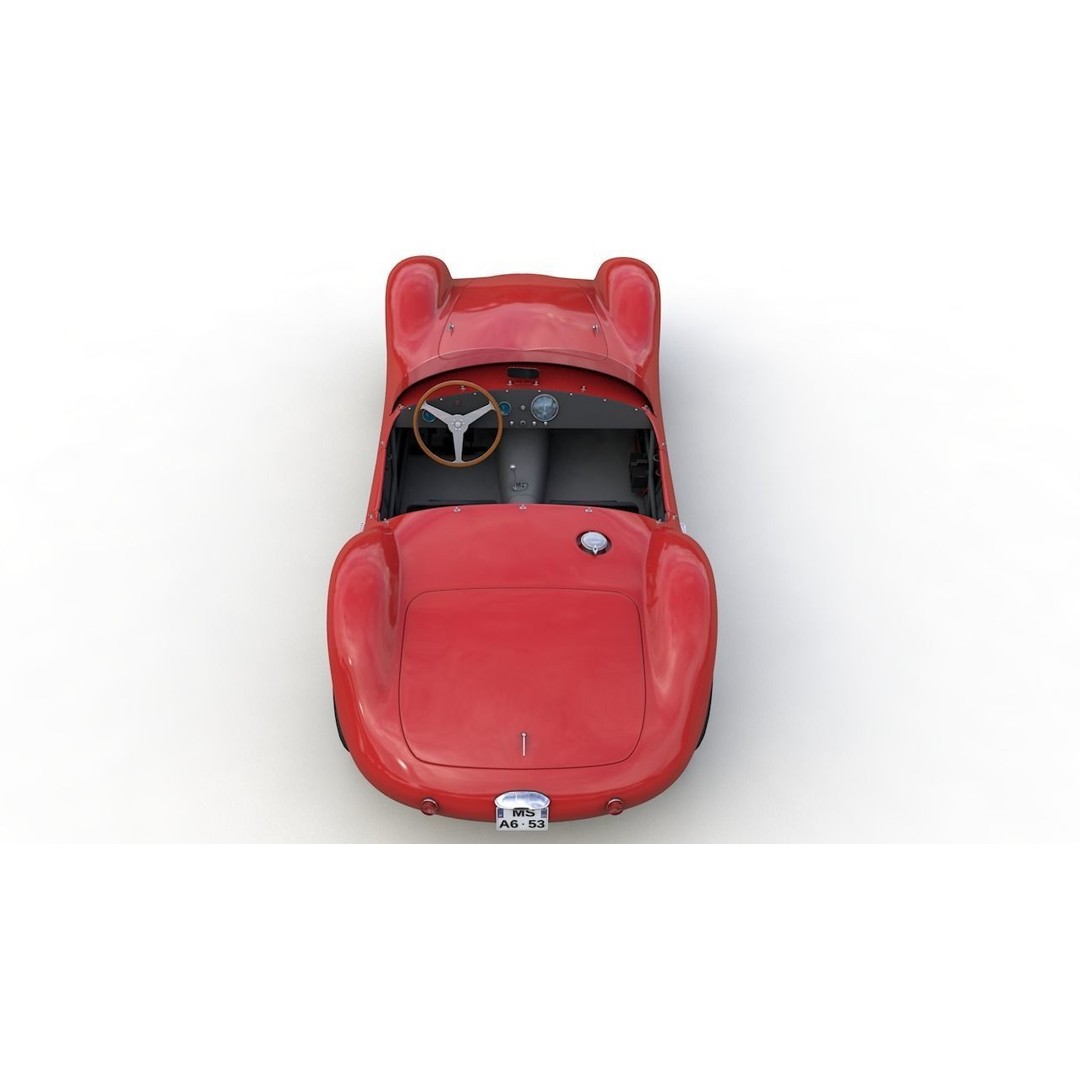 Maserati A6GCS 53 Spyder 3D Model – High Detail Antique Vehicle, FBX - View 15
