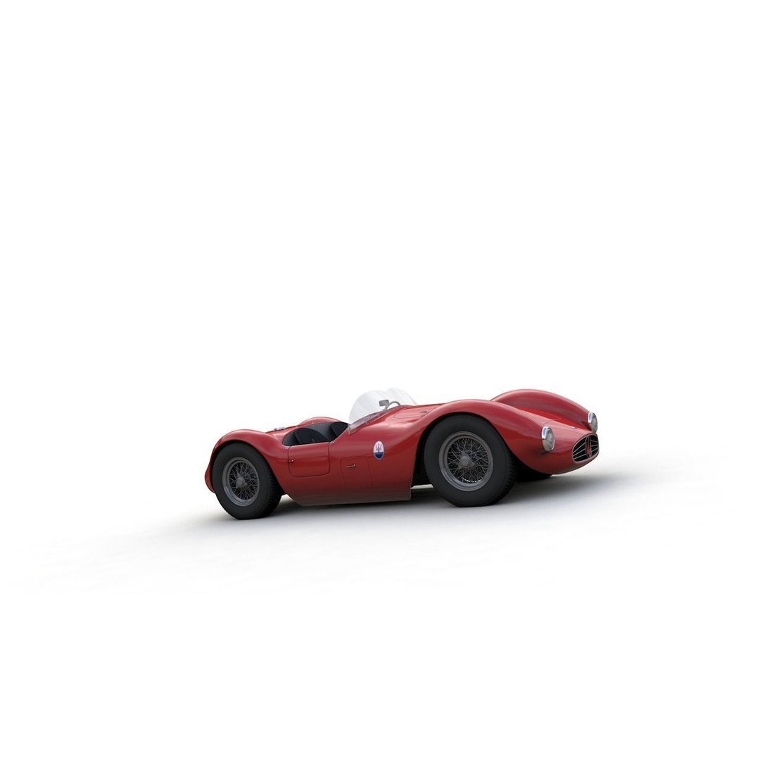 Maserati A6GCS 53 Spyder 3D Model – High Detail Antique Vehicle, FBX - View 16