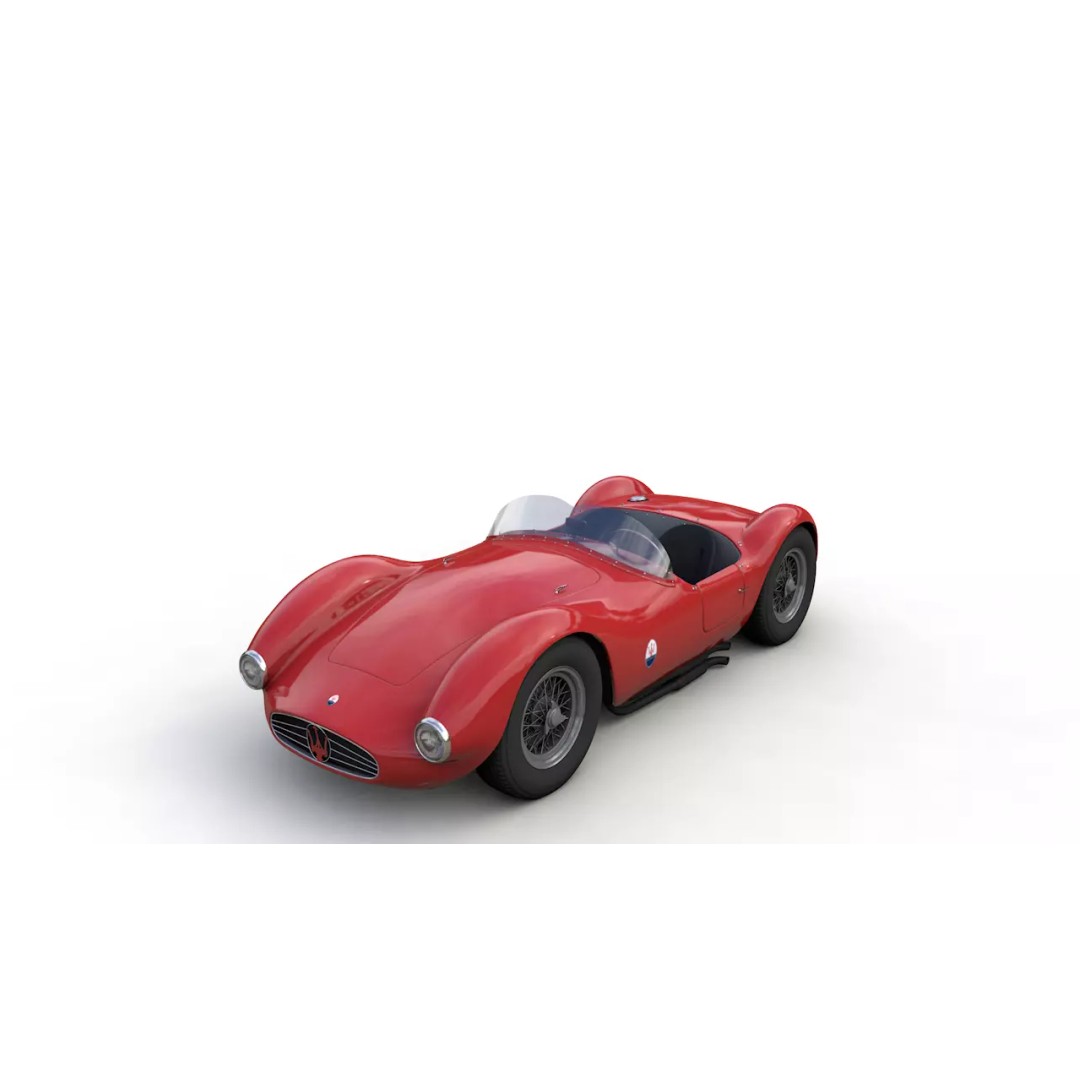 Maserati A6GCS 53 Spyder 3D Model – High Detail Antique Vehicle, FBX - View 2