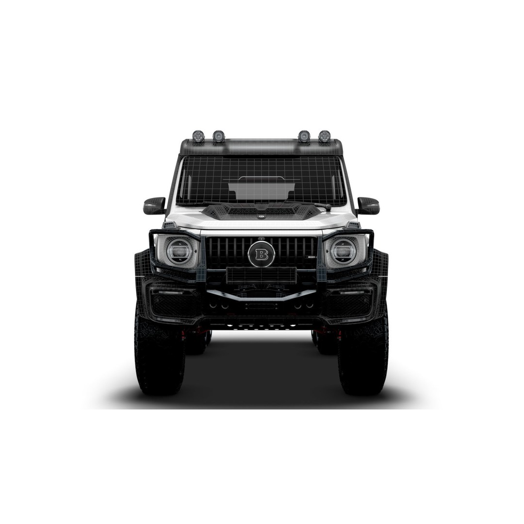 Brabus XLP 800 6x6 Adventure 3D Model – High Poly Game-Ready Asset, FBX - View 22