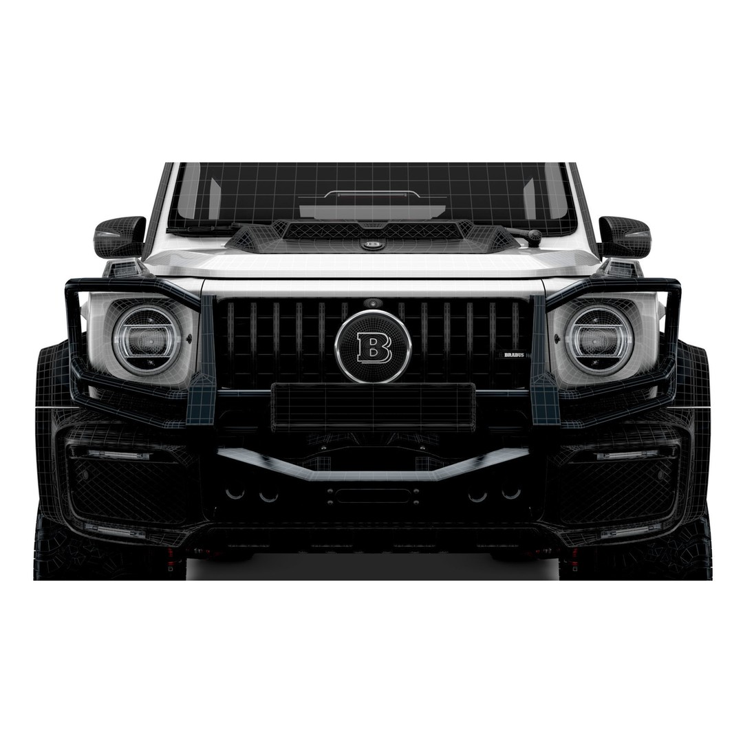 Brabus XLP 800 6x6 Adventure 3D Model – High Poly Game-Ready Asset, FBX - View 23