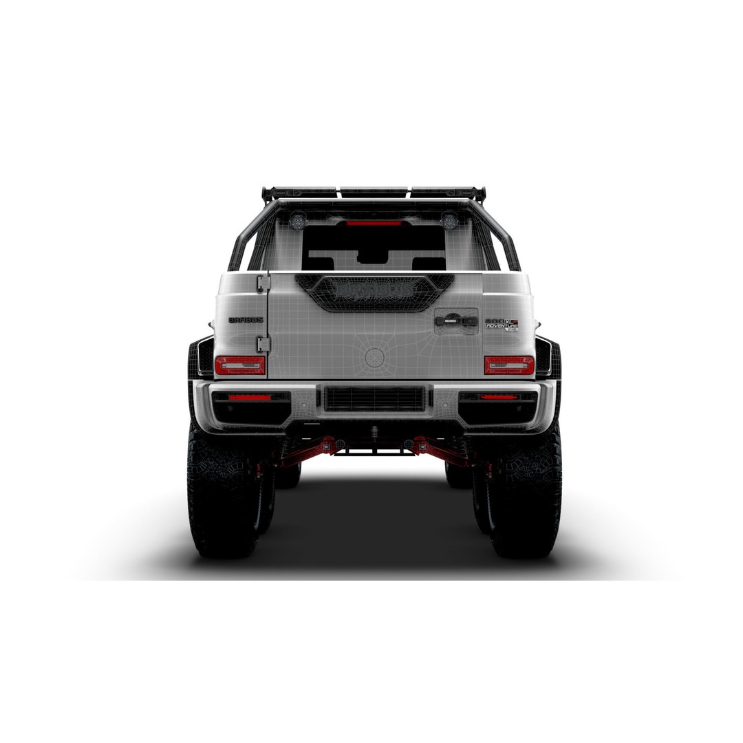 Brabus XLP 800 6x6 Adventure 3D Model – High Poly Game-Ready Asset, FBX - View 26