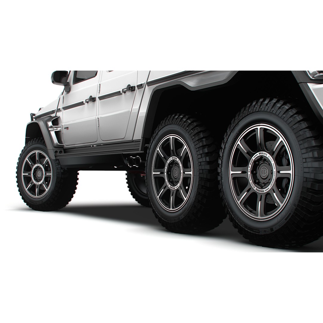 Brabus XLP 800 6x6 Adventure 3D Model – High Poly Game-Ready Asset, FBX - View 5