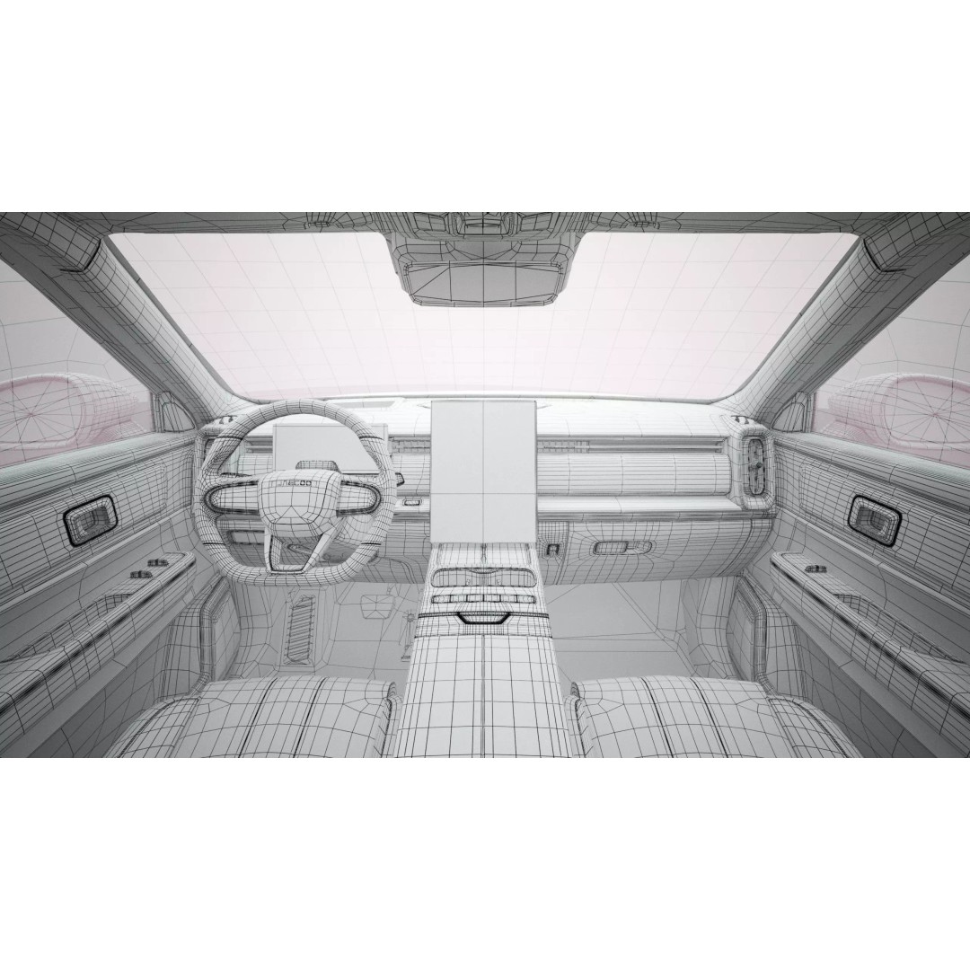 2025 Jaecoo J7 SHS 3D Model – Realistic SUV with Interior, FBX, Blender