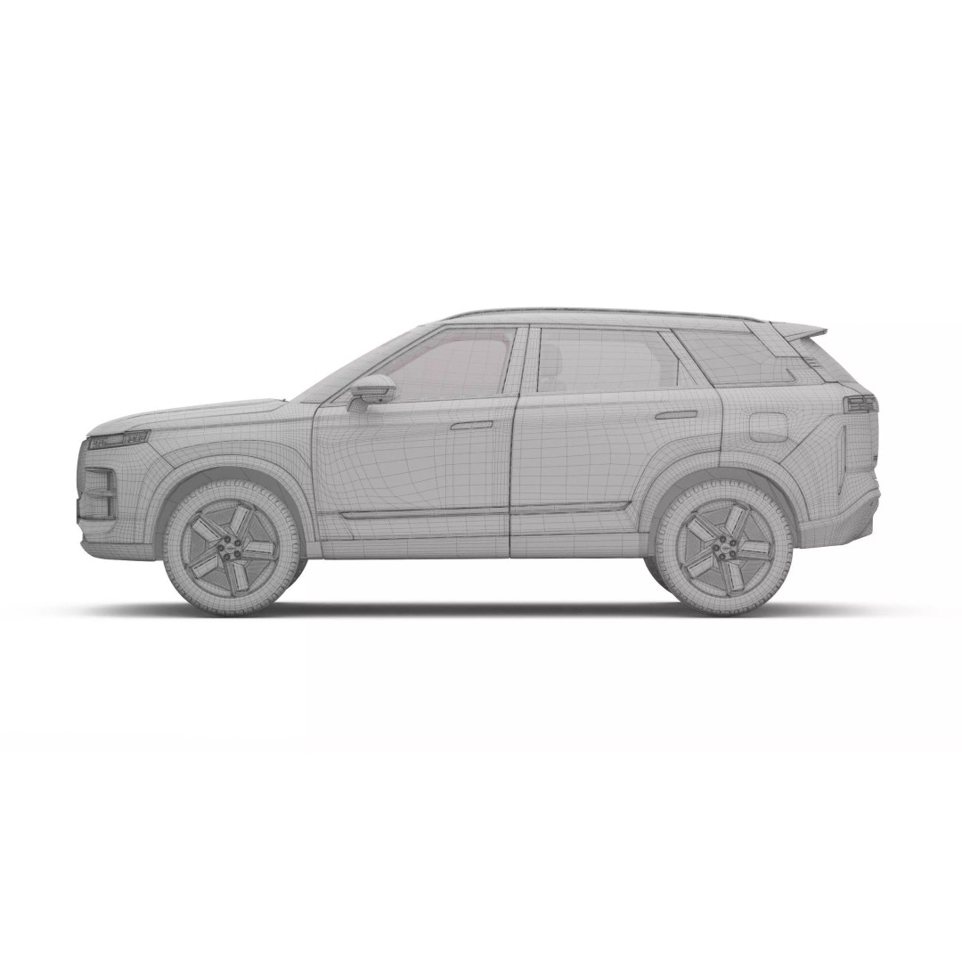 2025 Jaecoo J7 SHS 3D Model – Realistic SUV with Interior, FBX, Blender - View 20