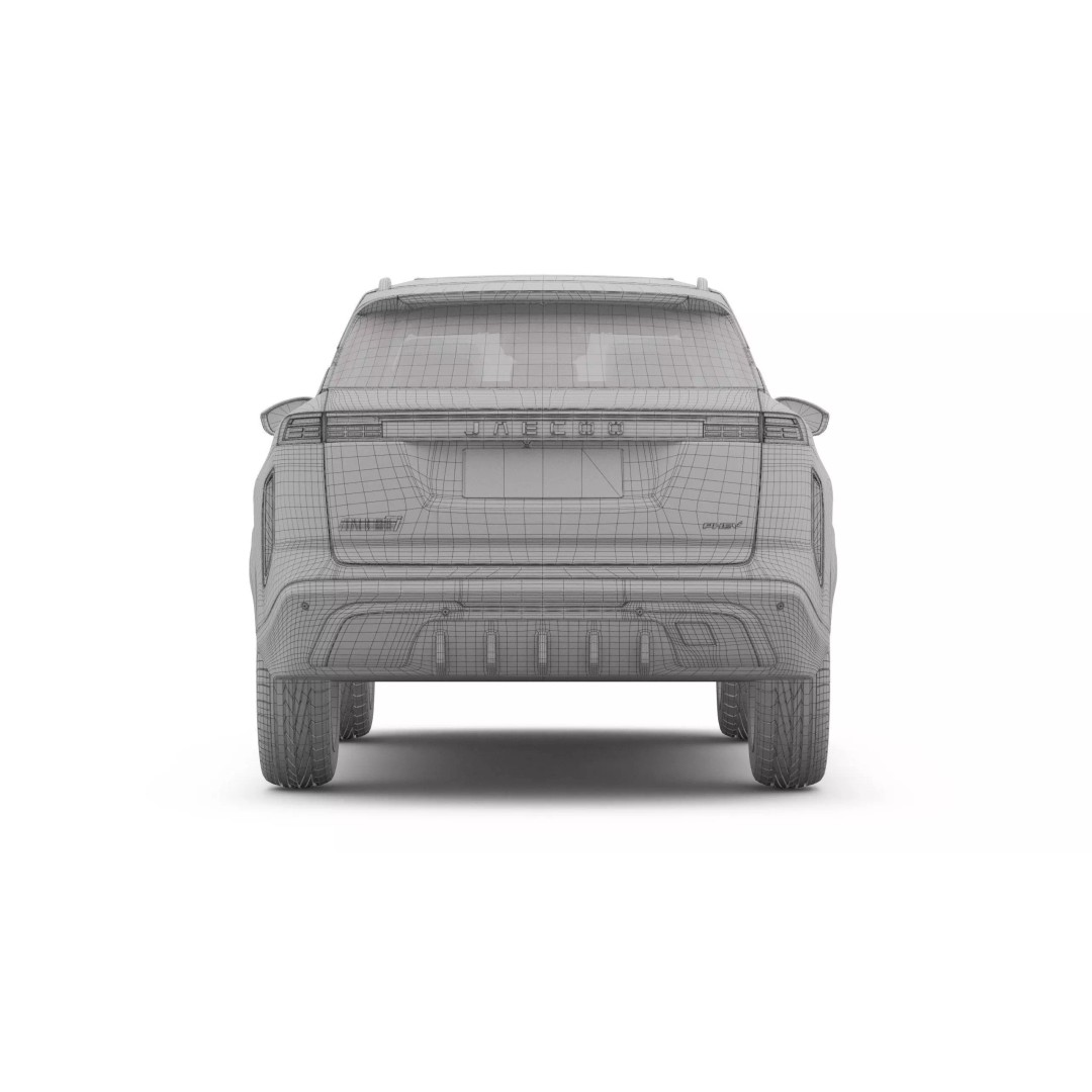 2025 Jaecoo J7 SHS 3D Model – Realistic SUV with Interior, FBX, Blender - View 21