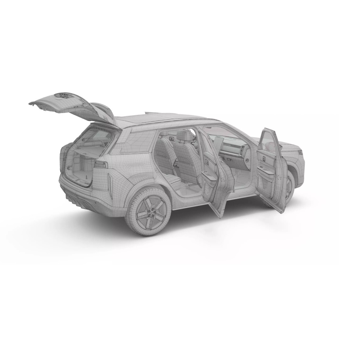 2025 Jaecoo J7 SHS 3D Model – Realistic SUV with Interior, FBX, Blender - View 23
