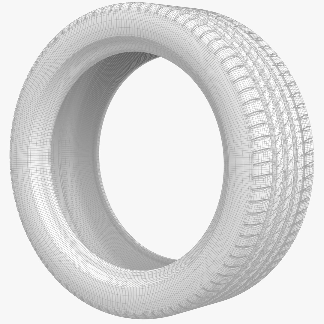Michelin Pilot Sport 4 Tire 3D Model – High Poly PBR Asset, FBX, OBJ - View 11