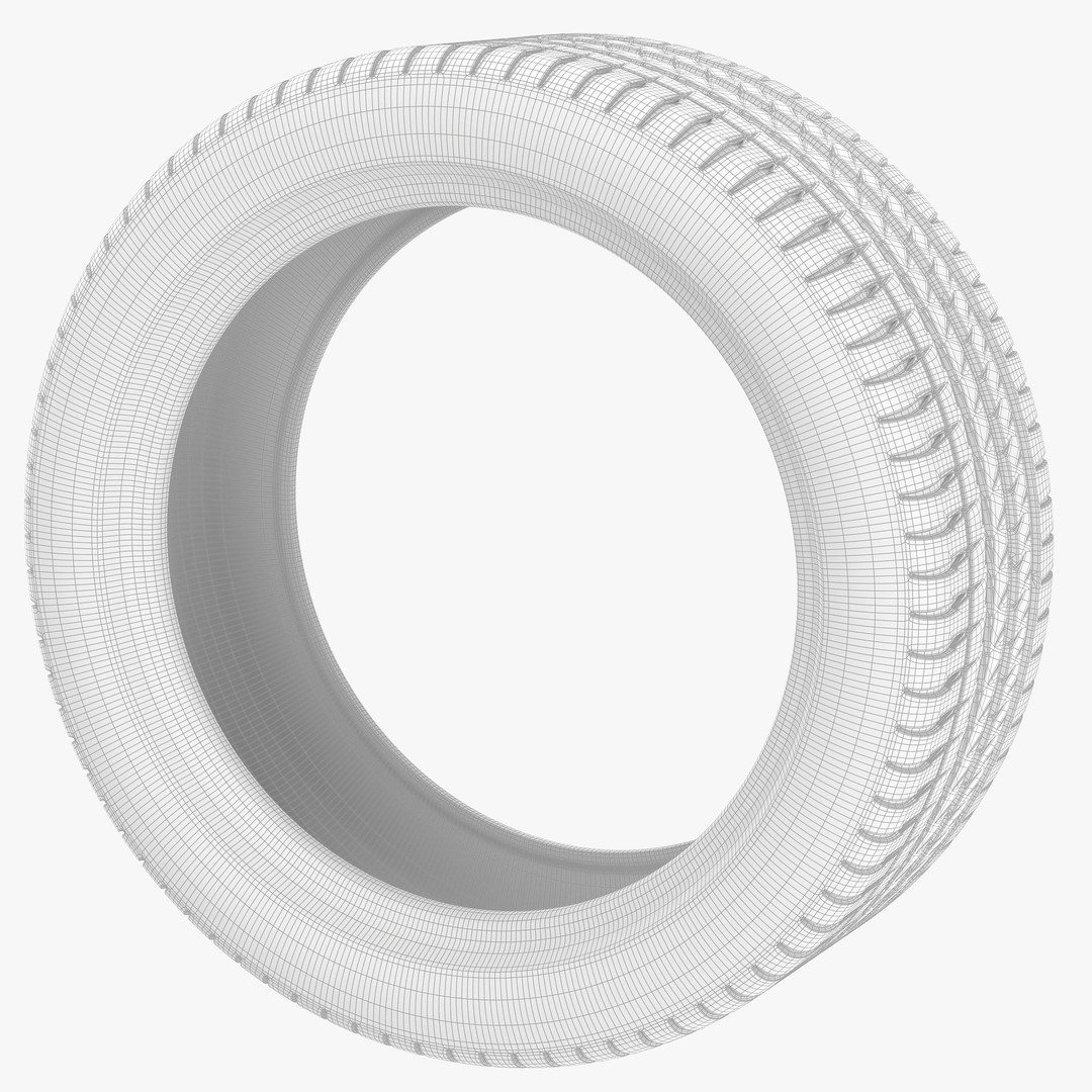 Michelin Pilot Sport 4 Tire 3D Model – High Poly PBR Asset, FBX, OBJ - View 13