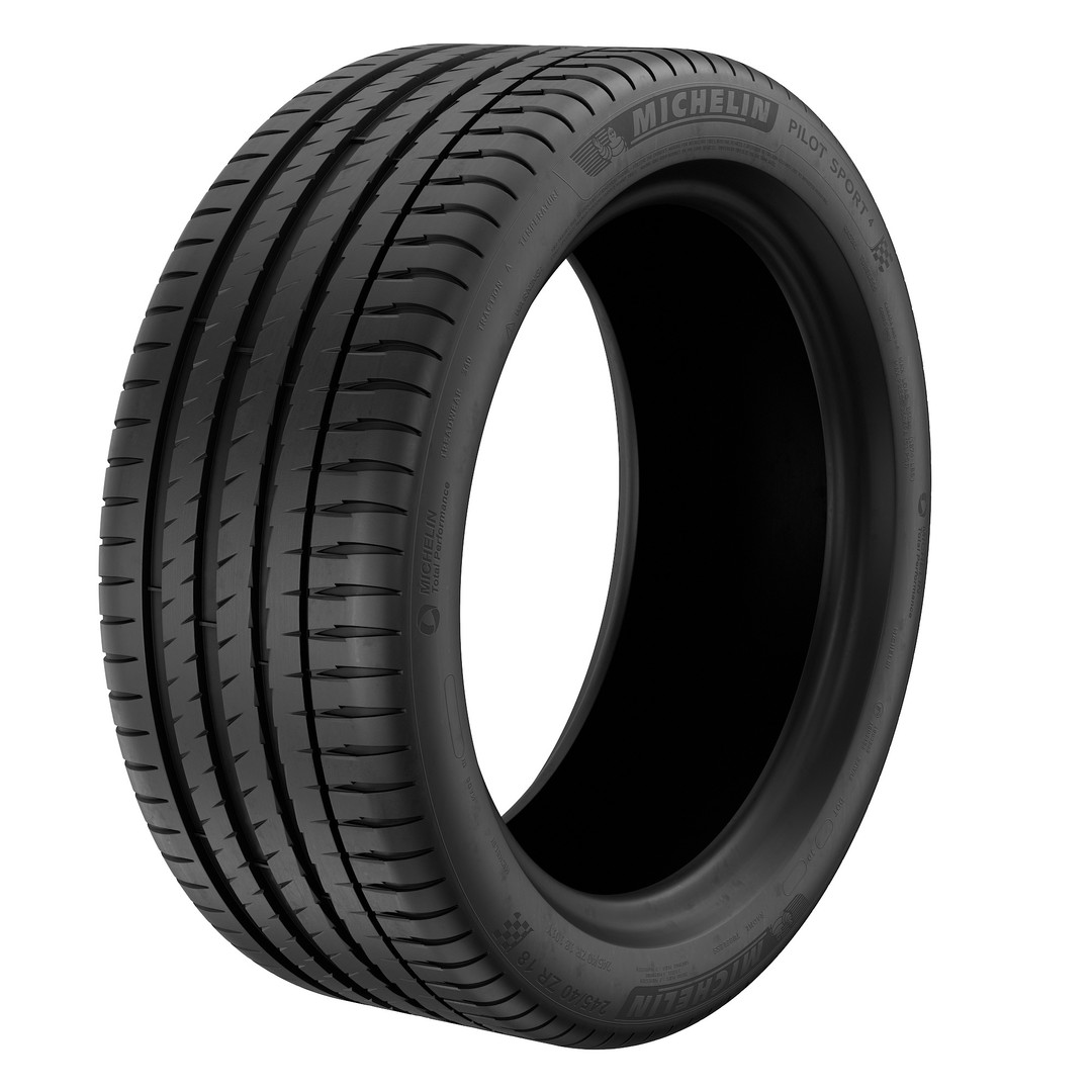 Michelin Pilot Sport 4 Tire 3D Model – High Poly PBR Asset, FBX, OBJ - View 16