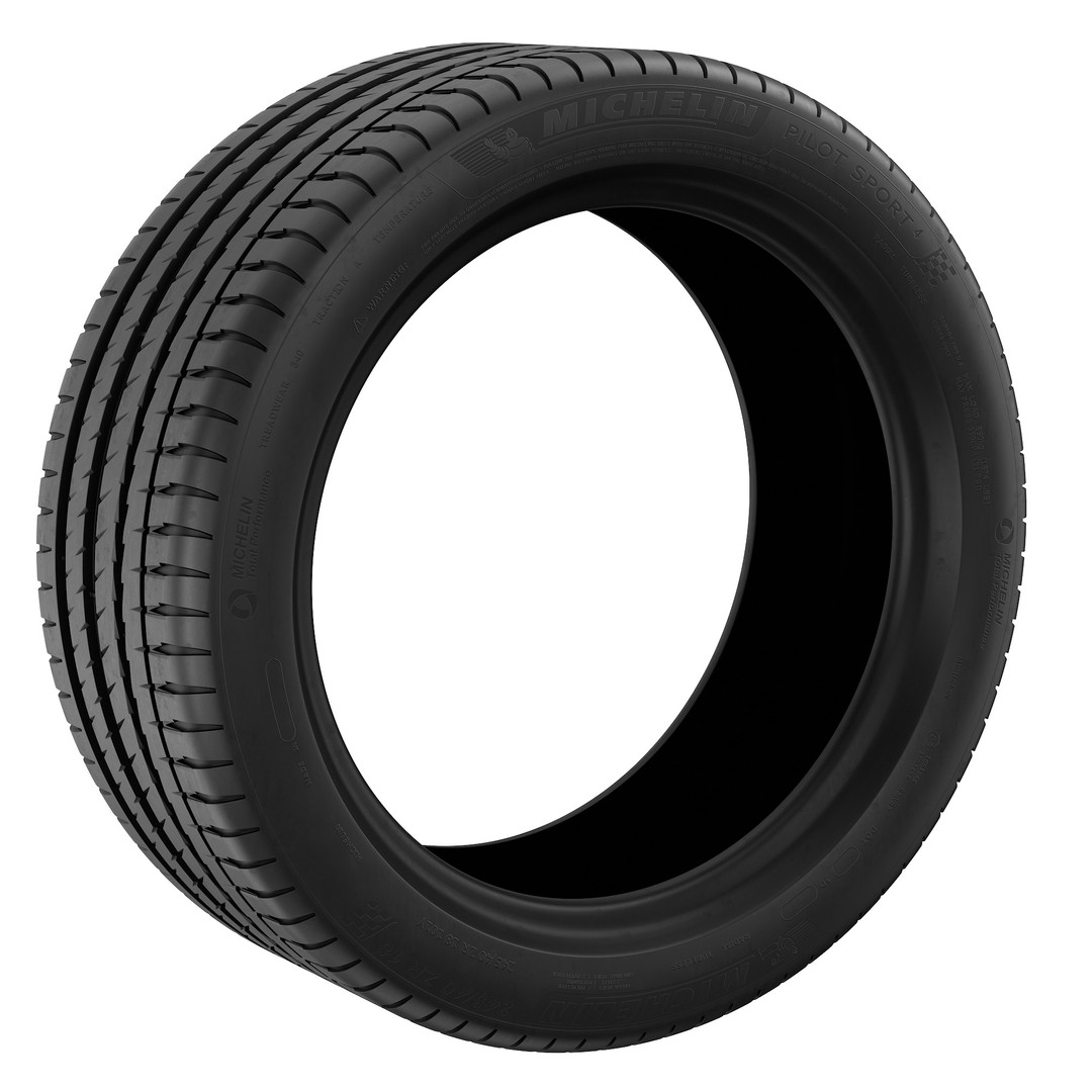 Michelin Pilot Sport 4 Tire 3D Model – High Poly PBR Asset, FBX, OBJ - View 18