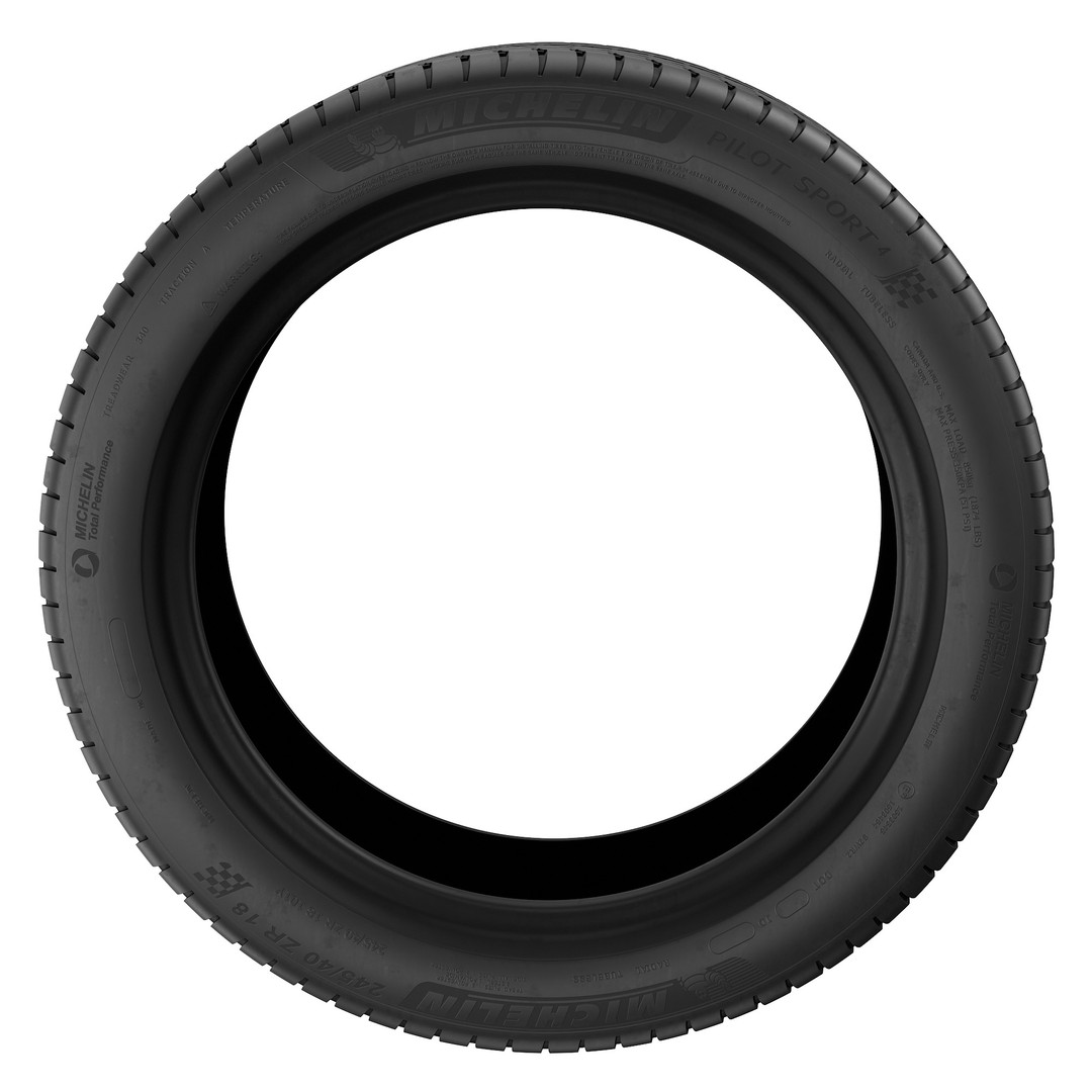 Michelin Pilot Sport 4 Tire 3D Model – High Poly PBR Asset, FBX, OBJ - View 21