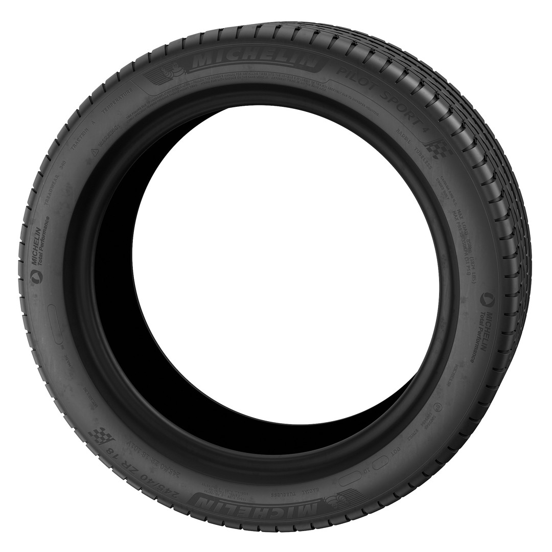 Michelin Pilot Sport 4 Tire 3D Model – High Poly PBR Asset, FBX, OBJ - View 22