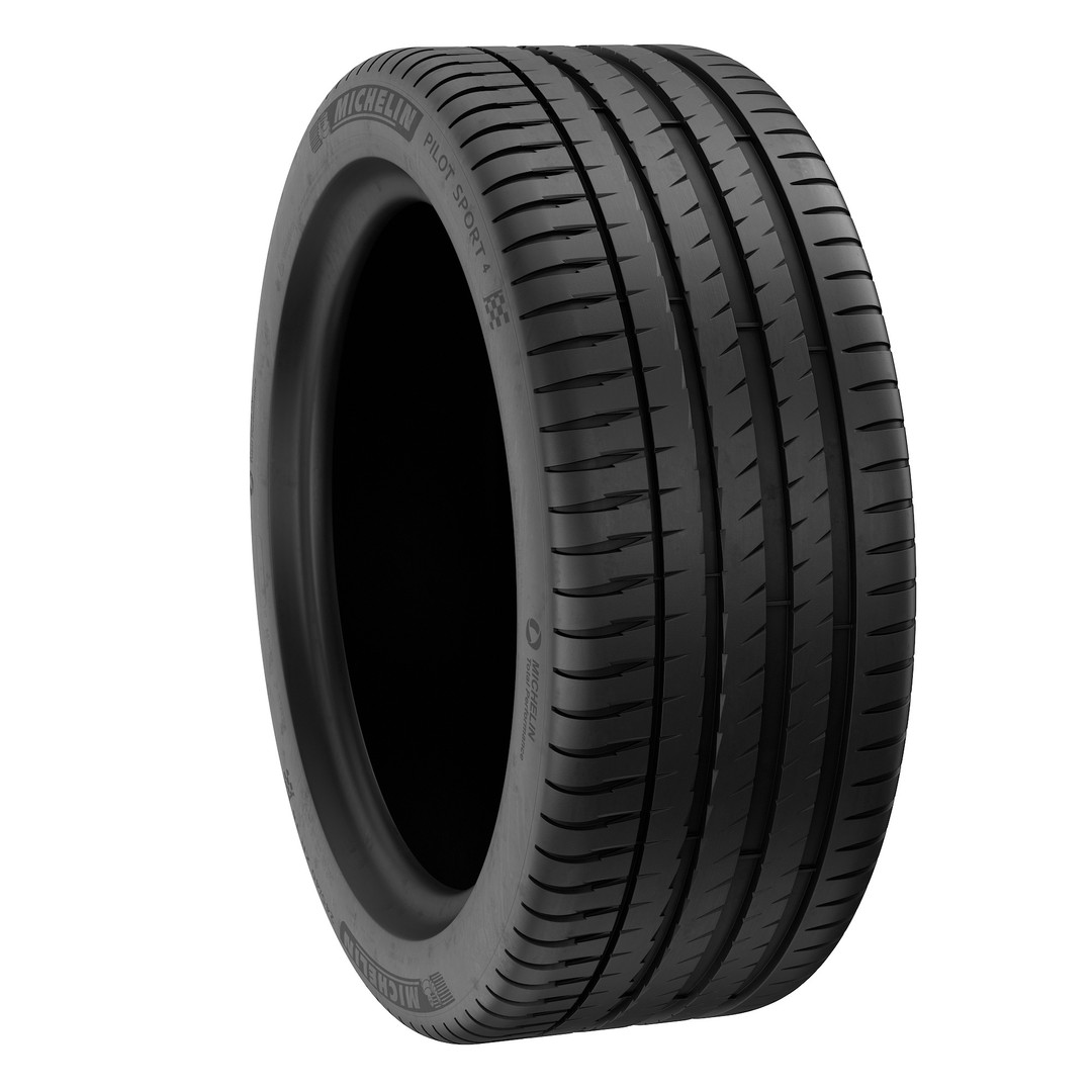 Michelin Pilot Sport 4 Tire 3D Model – High Poly PBR Asset, FBX, OBJ - View 27