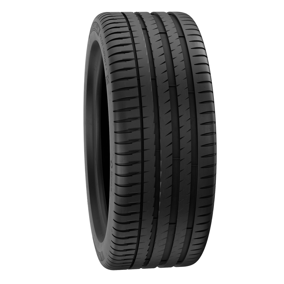 Michelin Pilot Sport 4 Tire 3D Model – High Poly PBR Asset, FBX, OBJ - View 28