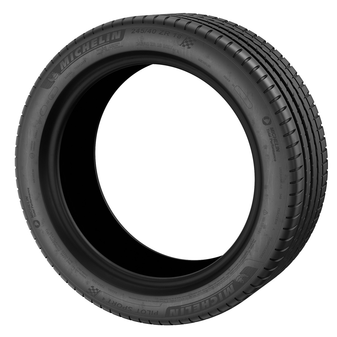 Michelin Pilot Sport 4 Tire 3D Model – High Poly PBR Asset, FBX, OBJ - View 39