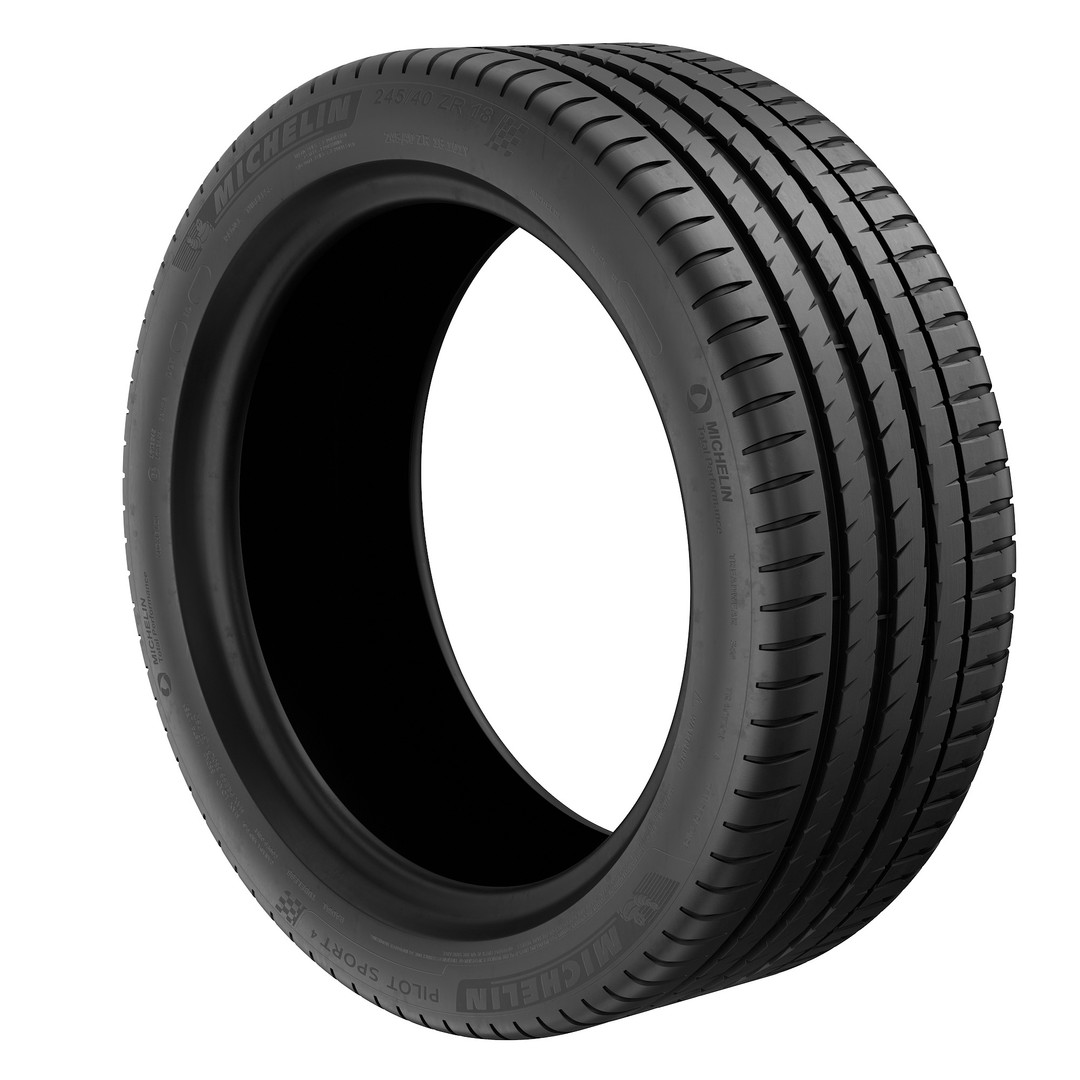 Michelin Pilot Sport 4 Tire 3D Model – High Poly PBR Asset, FBX, OBJ - View 41