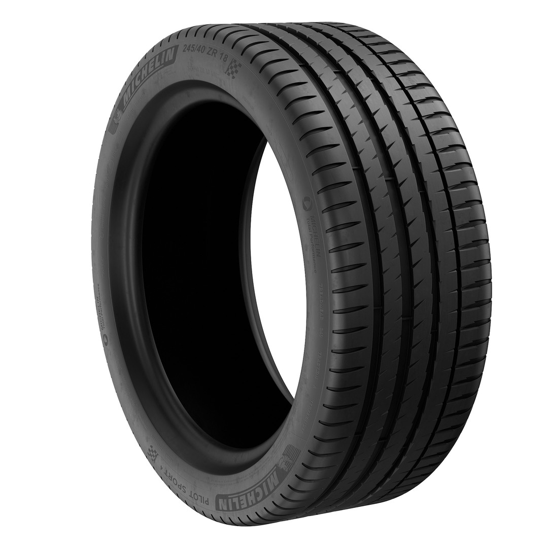 Michelin Pilot Sport 4 Tire 3D Model – High Poly PBR Asset, FBX, OBJ - View 42
