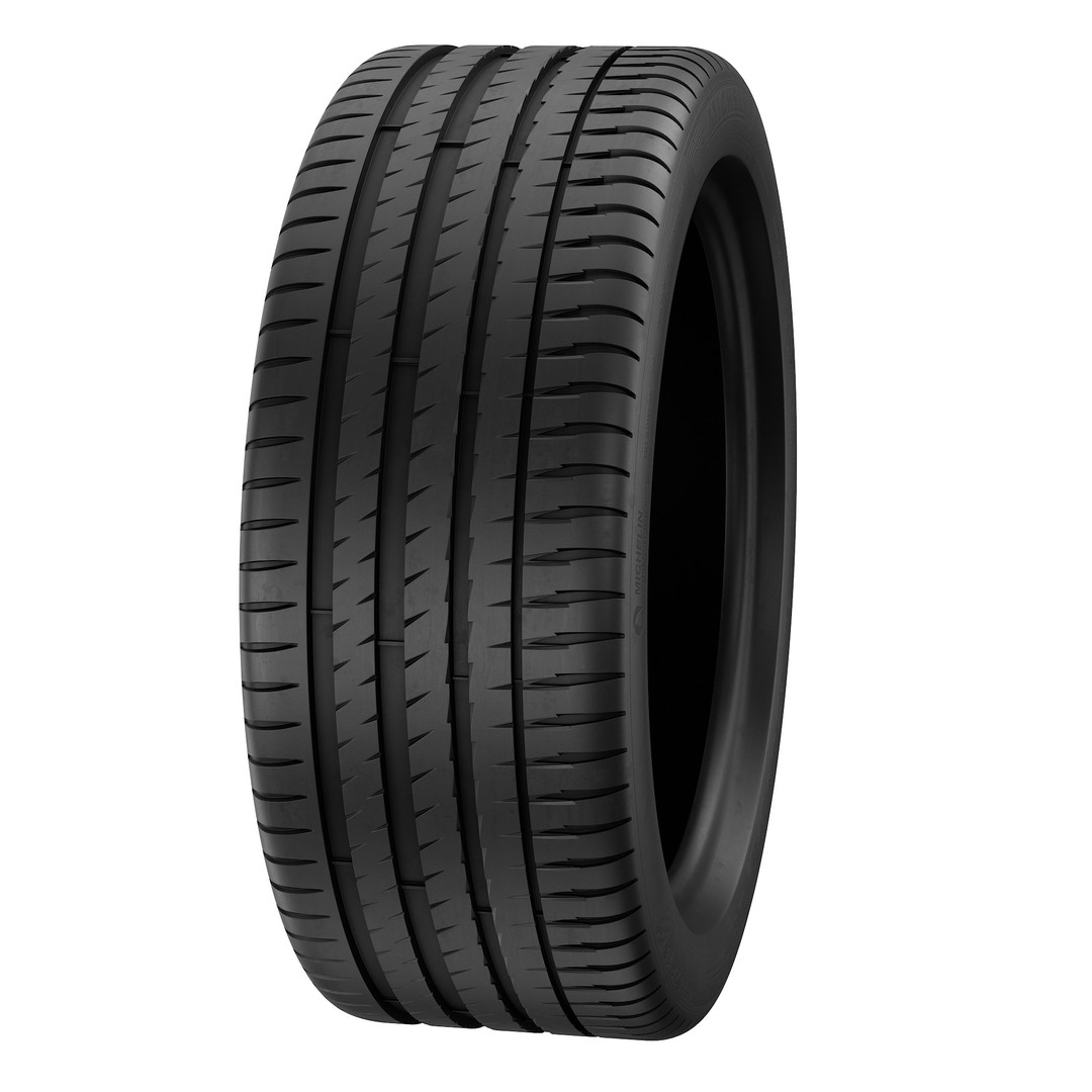 Michelin Pilot Sport 4 Tire 3D Model – High Poly PBR Asset, FBX, OBJ - View 46