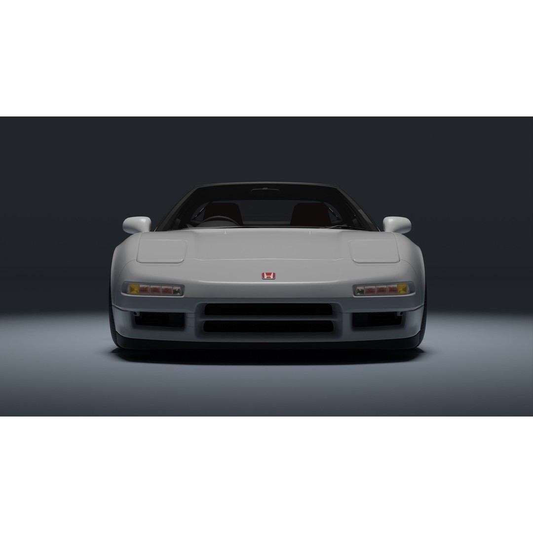Honda NSX-R 3D Model – Low Poly Game Asset, FBX, PBR Textures - View 26