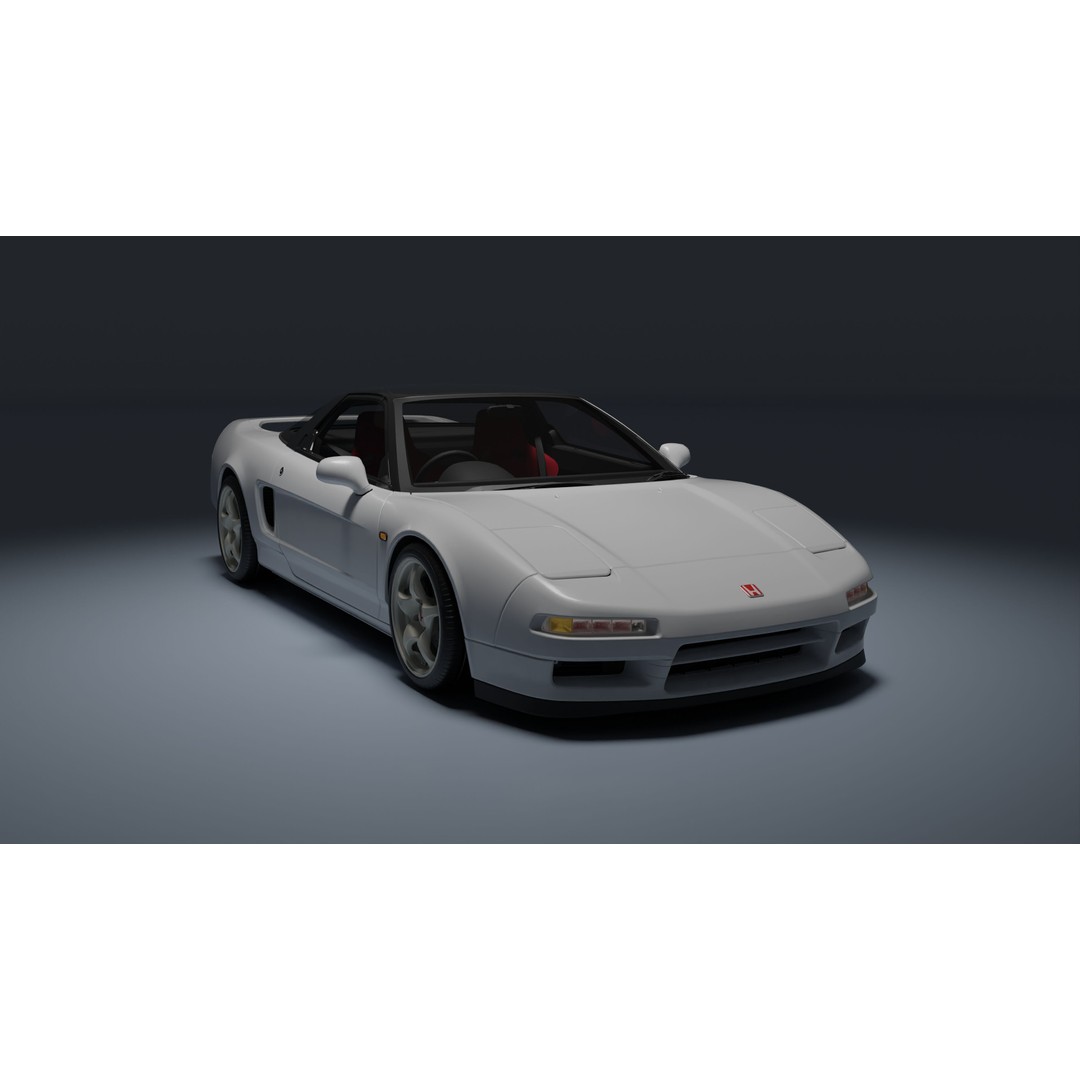 Honda NSX-R 3D Model – Low Poly Game Asset, FBX, PBR Textures - View 3