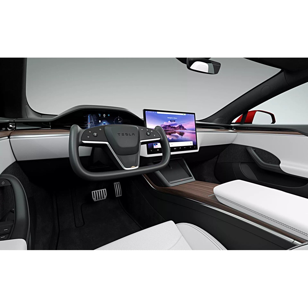 2021 Tesla Model S Plaid 3D Model – High Poly Game-Ready Asset, FBX, OBJ - View 17