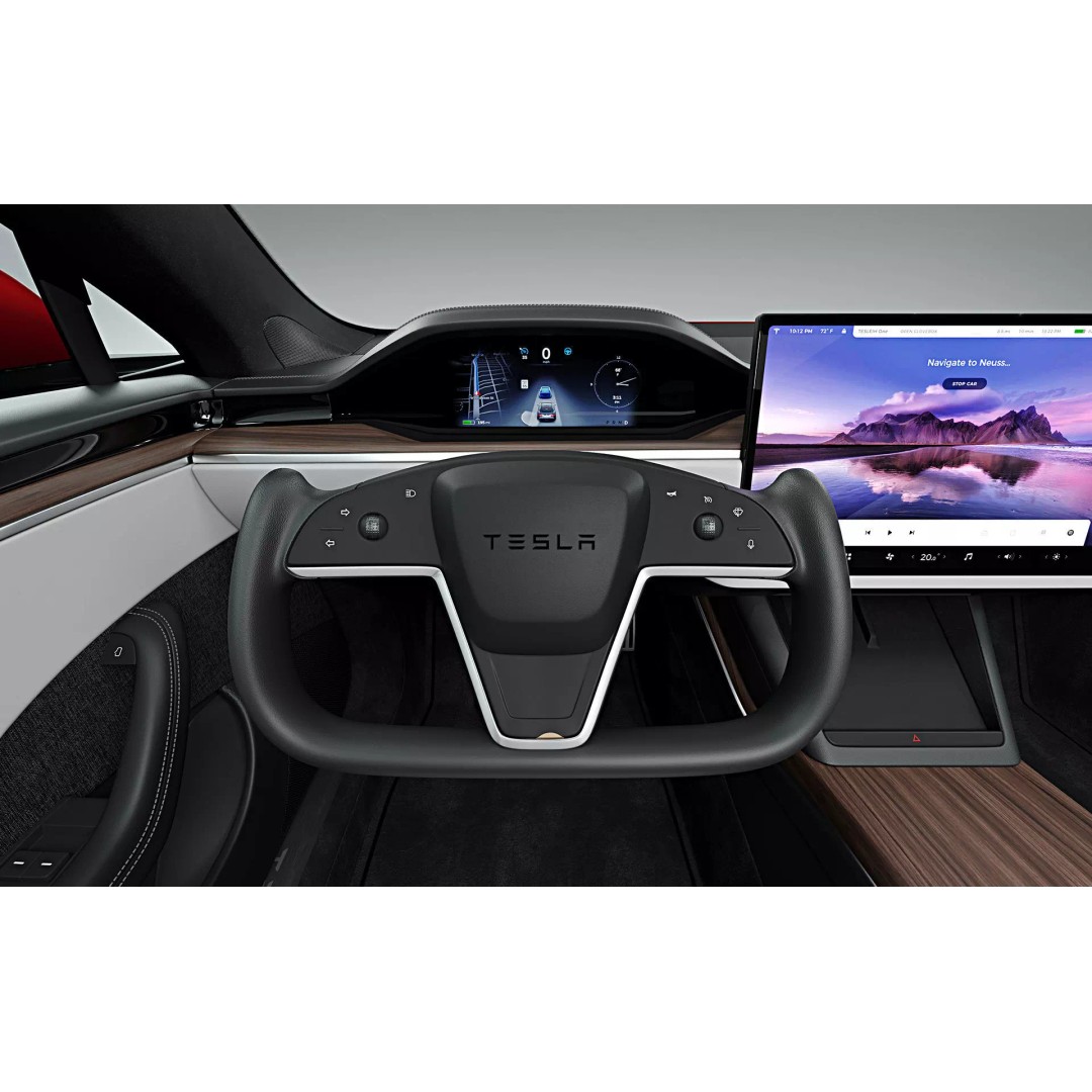 2021 Tesla Model S Plaid 3D Model – High Poly Game-Ready Asset, FBX, OBJ - View 19