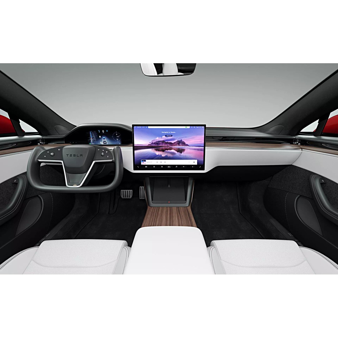 2021 Tesla Model S Plaid 3D Model – High Poly Game-Ready Asset, FBX, OBJ - View 5