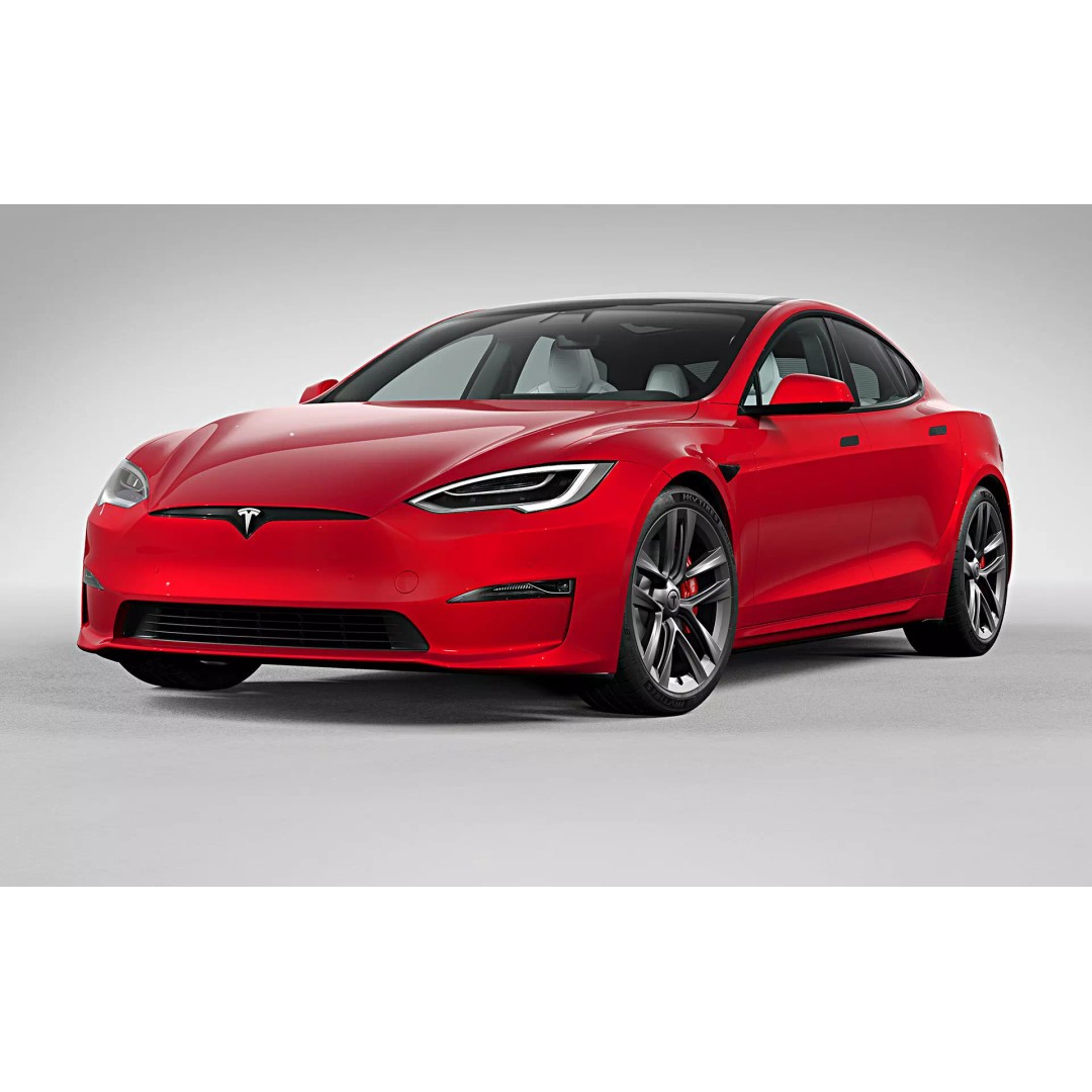 2021 Tesla Model S Plaid 3D Model – High Poly Game-Ready Asset, FBX, OBJ - View 6