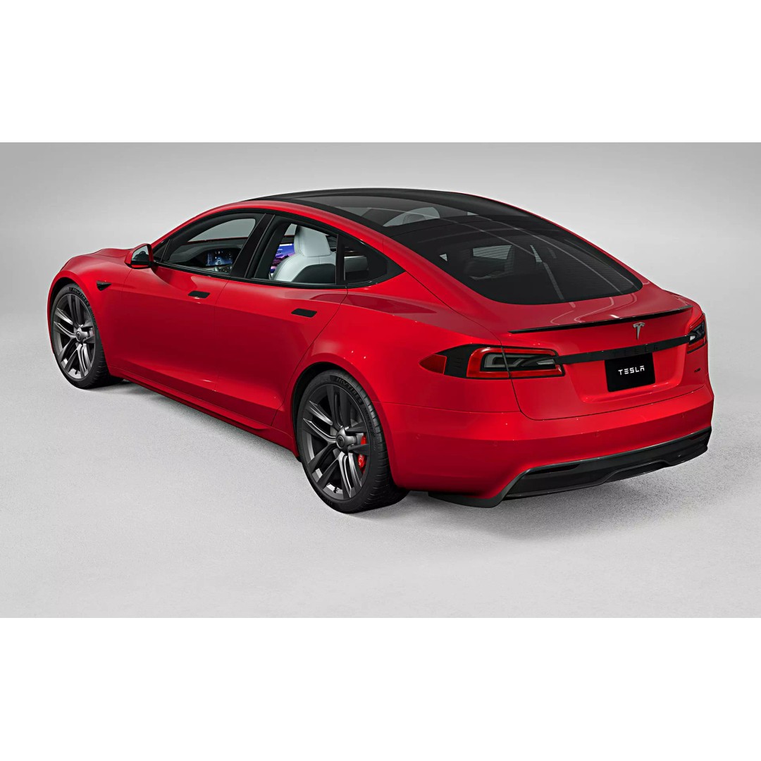 2021 Tesla Model S Plaid 3D Model – High Poly Game-Ready Asset, FBX, OBJ - View 7