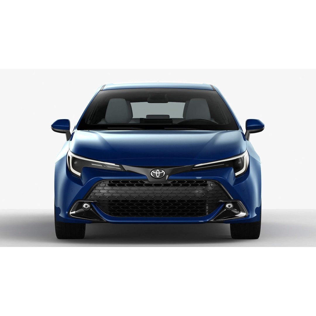 Toyota Corolla Hatchback 2023 3D Model – High Poly Compact Car, FBX, OBJ - View 10