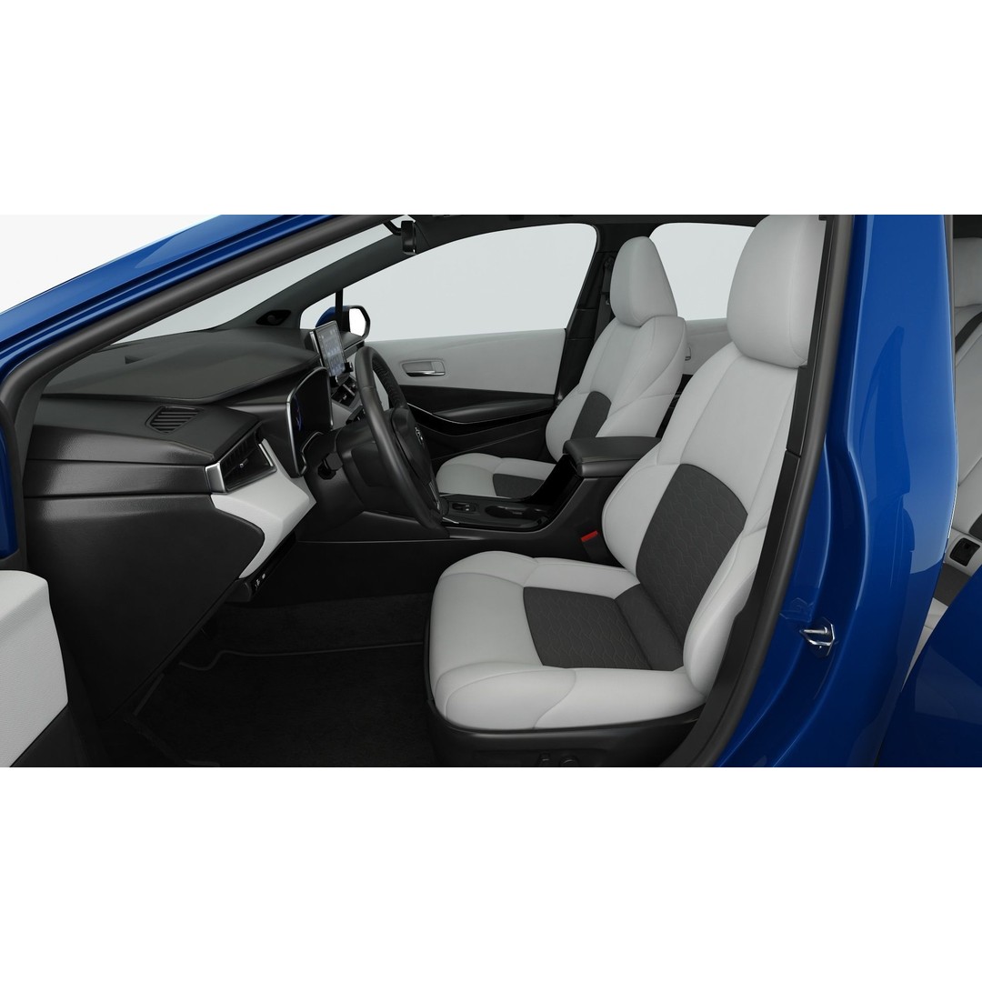 Toyota Corolla Hatchback 2023 3D Model – High Poly Compact Car, FBX, OBJ - View 15