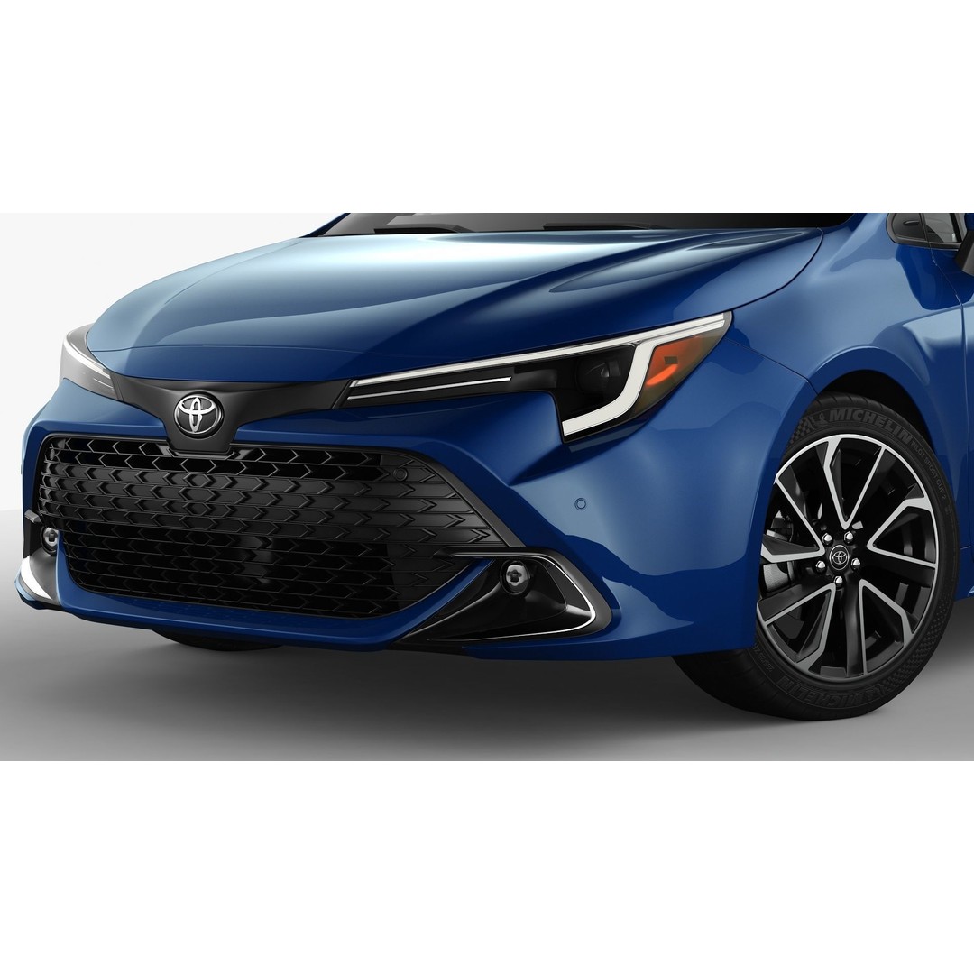 Toyota Corolla Hatchback 2023 3D Model – High Poly Compact Car, FBX, OBJ - View 7