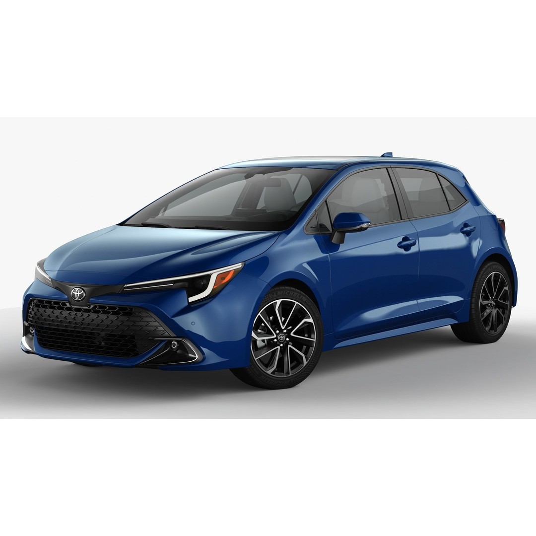 Toyota Corolla Hatchback 2023 3D Model – High Poly Compact Car, FBX, OBJ - View 8