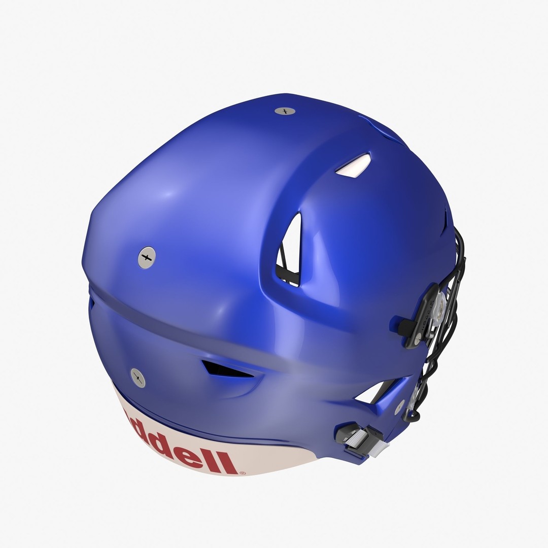 Riddel Speedflex Helmet 3D Model – Low Poly Game Asset, PBR Textures - View 11
