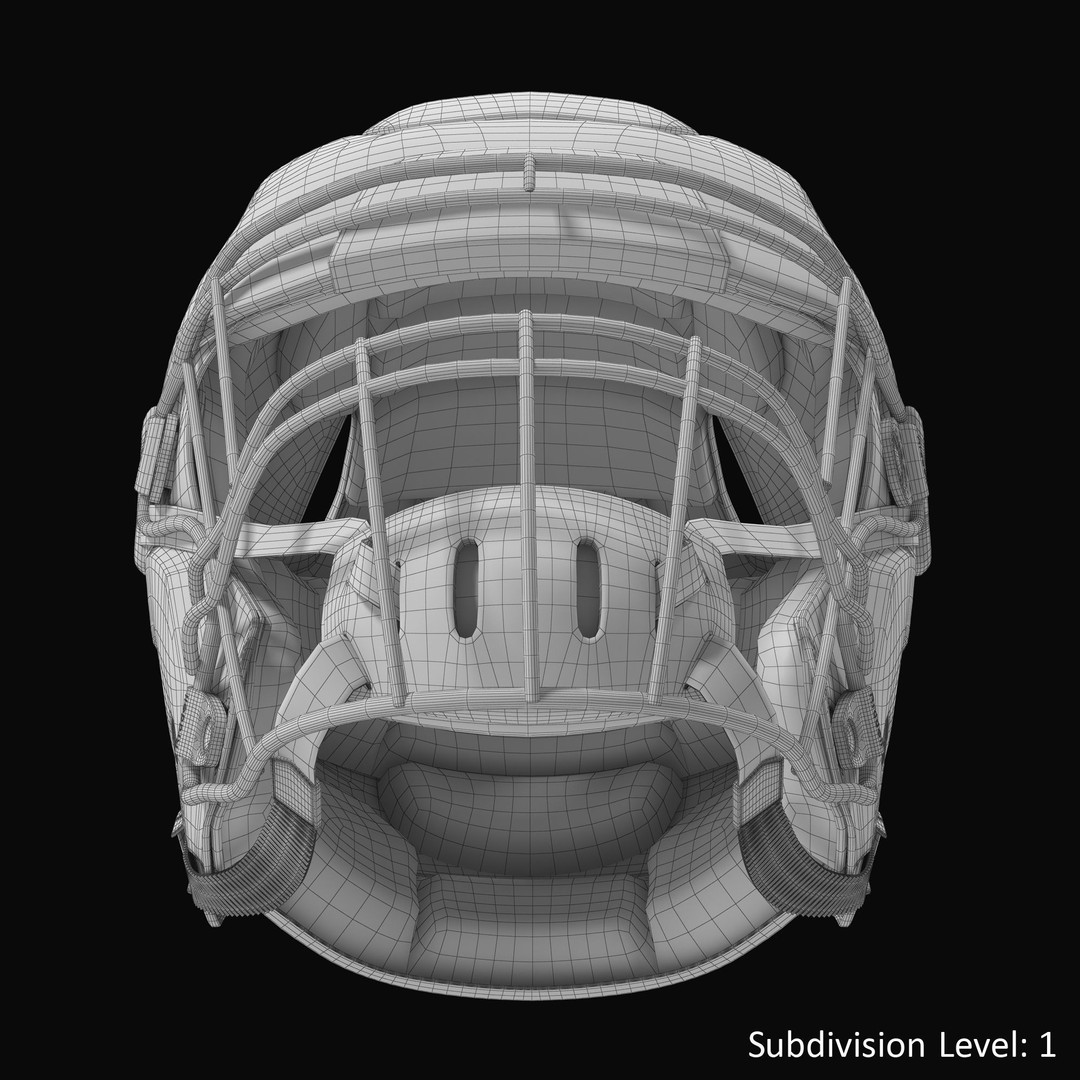 Riddel Speedflex Helmet 3D Model – Low Poly Game Asset, PBR Textures - View 19