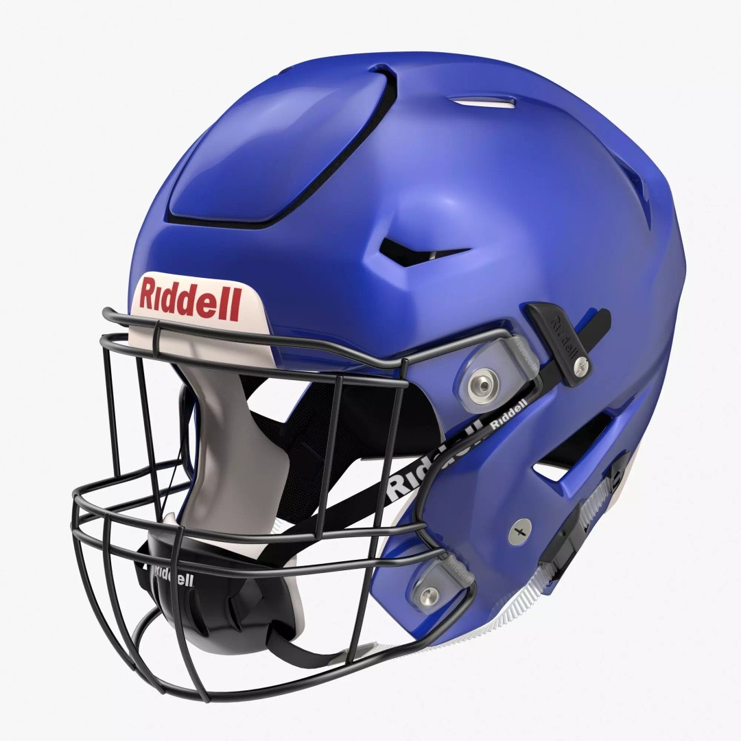 Riddel Speedflex Helmet 3D Model – Low Poly Game Asset, PBR Textures - View 2