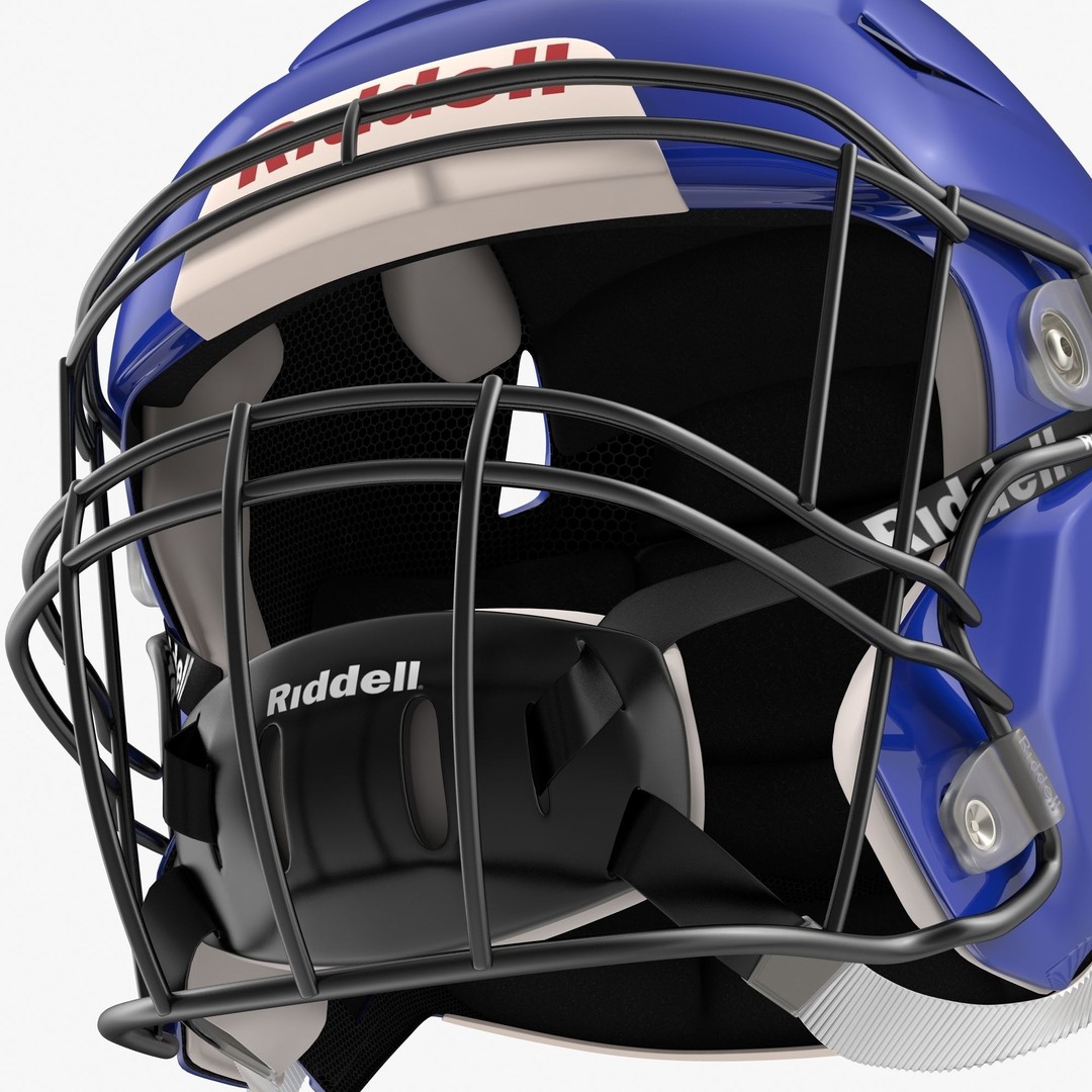 Riddel Speedflex Helmet 3D Model – Low Poly Game Asset, PBR Textures - View 23