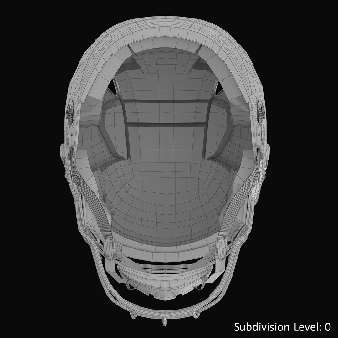 Riddel Speedflex Helmet 3D Model – Low Poly Game Asset, PBR Textures - View 27