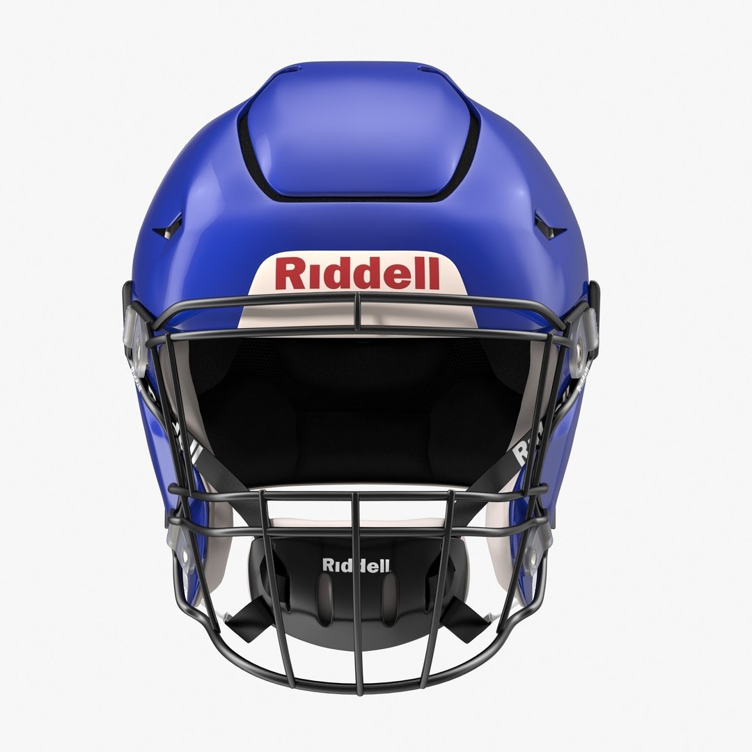 Riddel Speedflex Helmet 3D Model – Low Poly Game Asset, PBR Textures - View 5