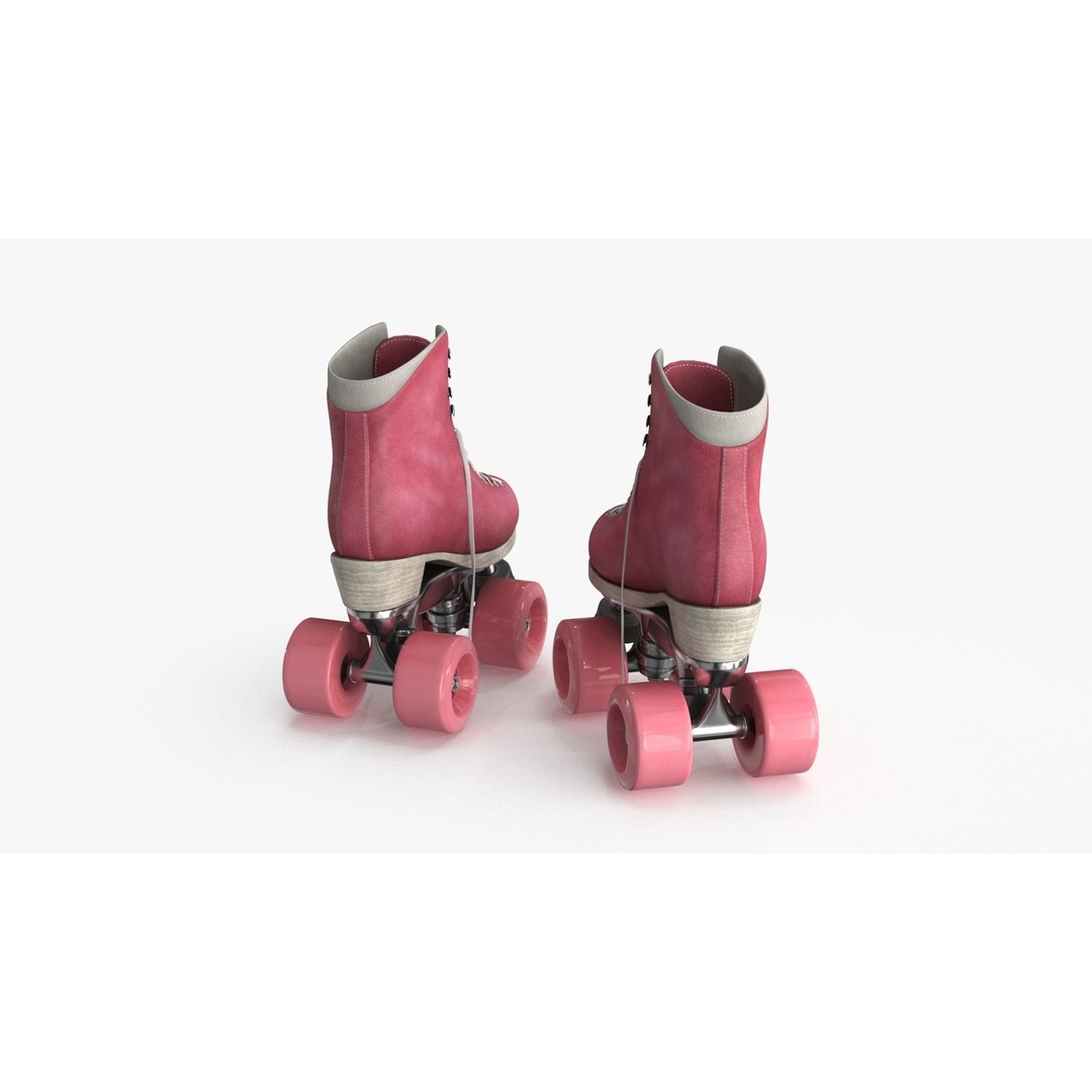 Roller Skates 3D Model – Low Poly PBR Textured Asset, FBX - View 13