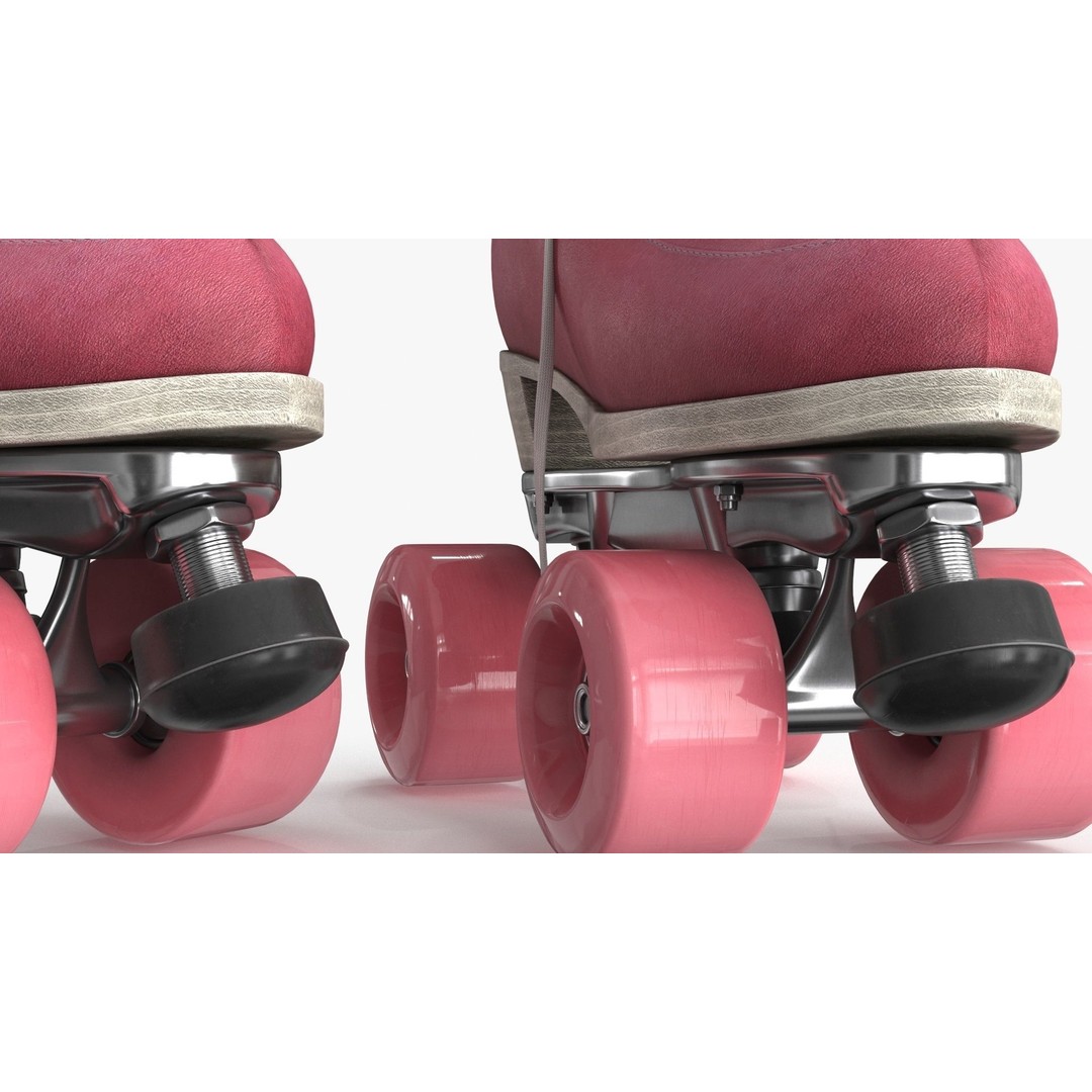 Roller Skates 3D Model – Low Poly PBR Textured Asset, FBX - View 5