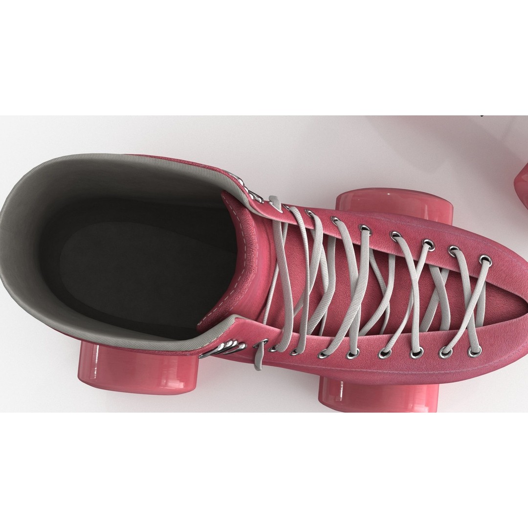 Roller Skates 3D Model – Low Poly PBR Textured Asset, FBX - View 6