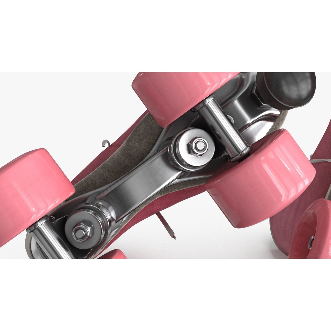 Roller Skates 3D Model – Low Poly PBR Textured Asset, FBX - View 8