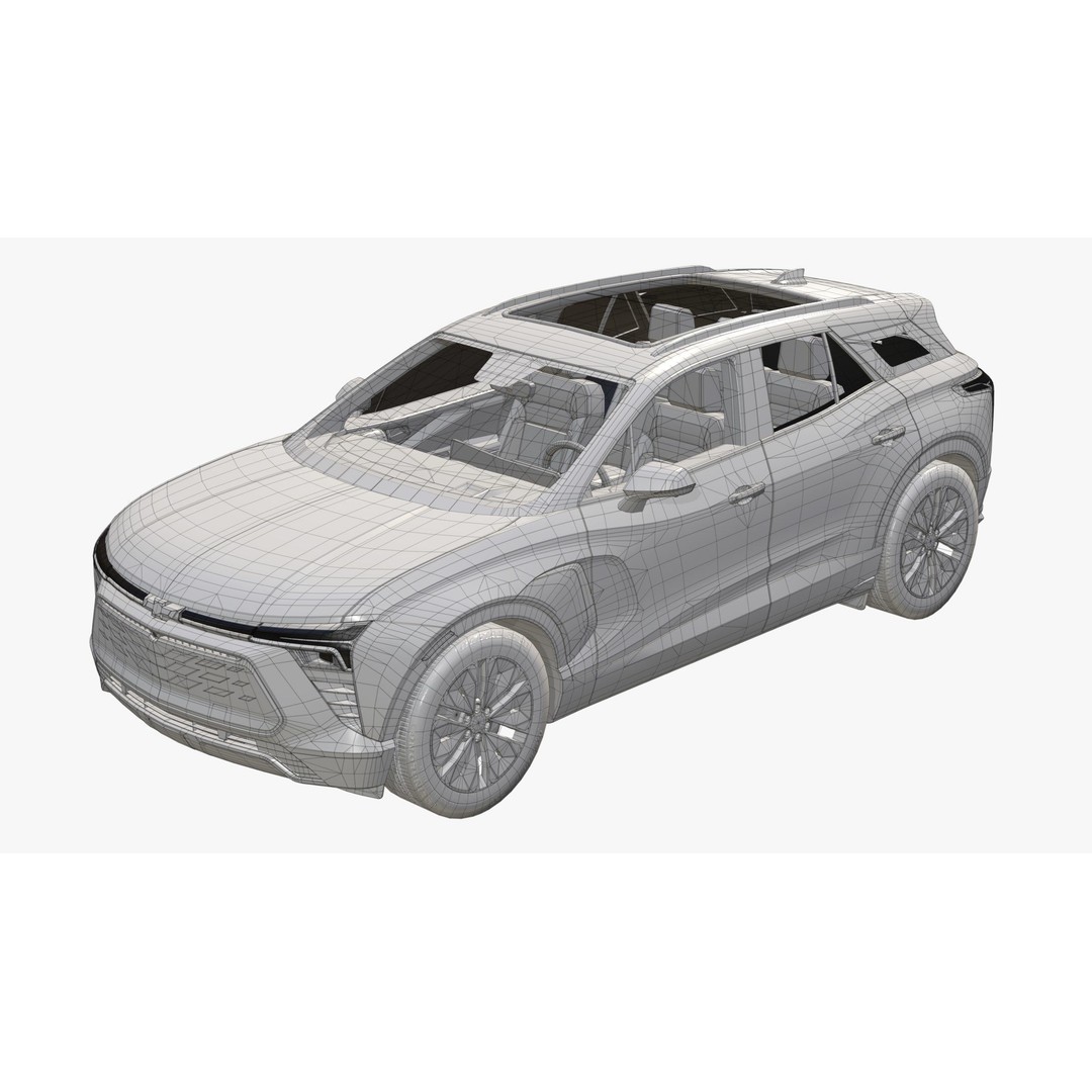 Chevrolet Blazer EV 3D Model – Low Poly Game Ready Asset, FBX