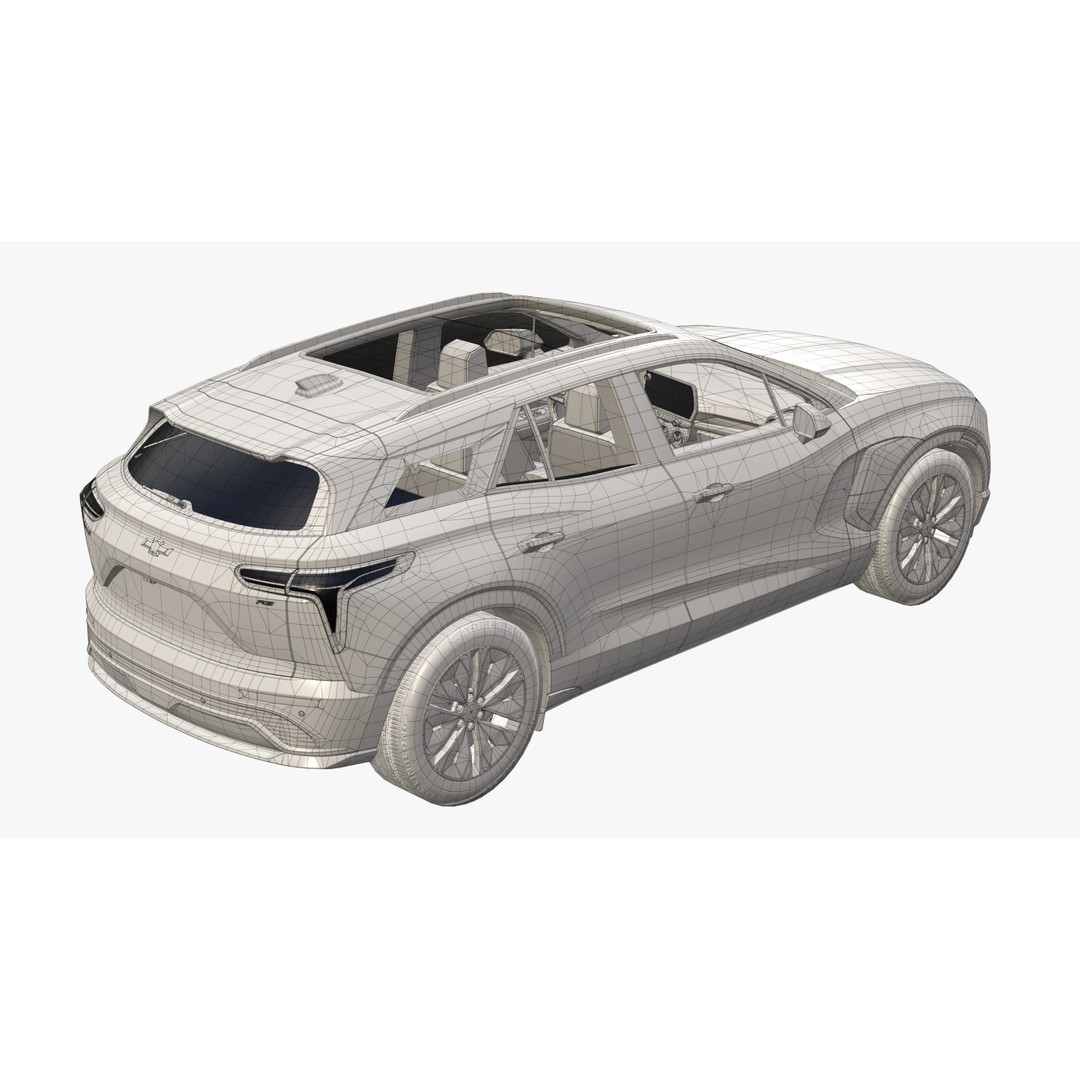 Chevrolet Blazer EV 3D Model – Low Poly Game Ready Asset, FBX - View 17