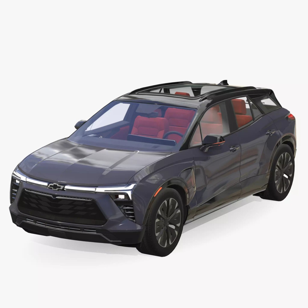 Chevrolet Blazer EV 3D Model – Low Poly Game Ready Asset, FBX - View 2